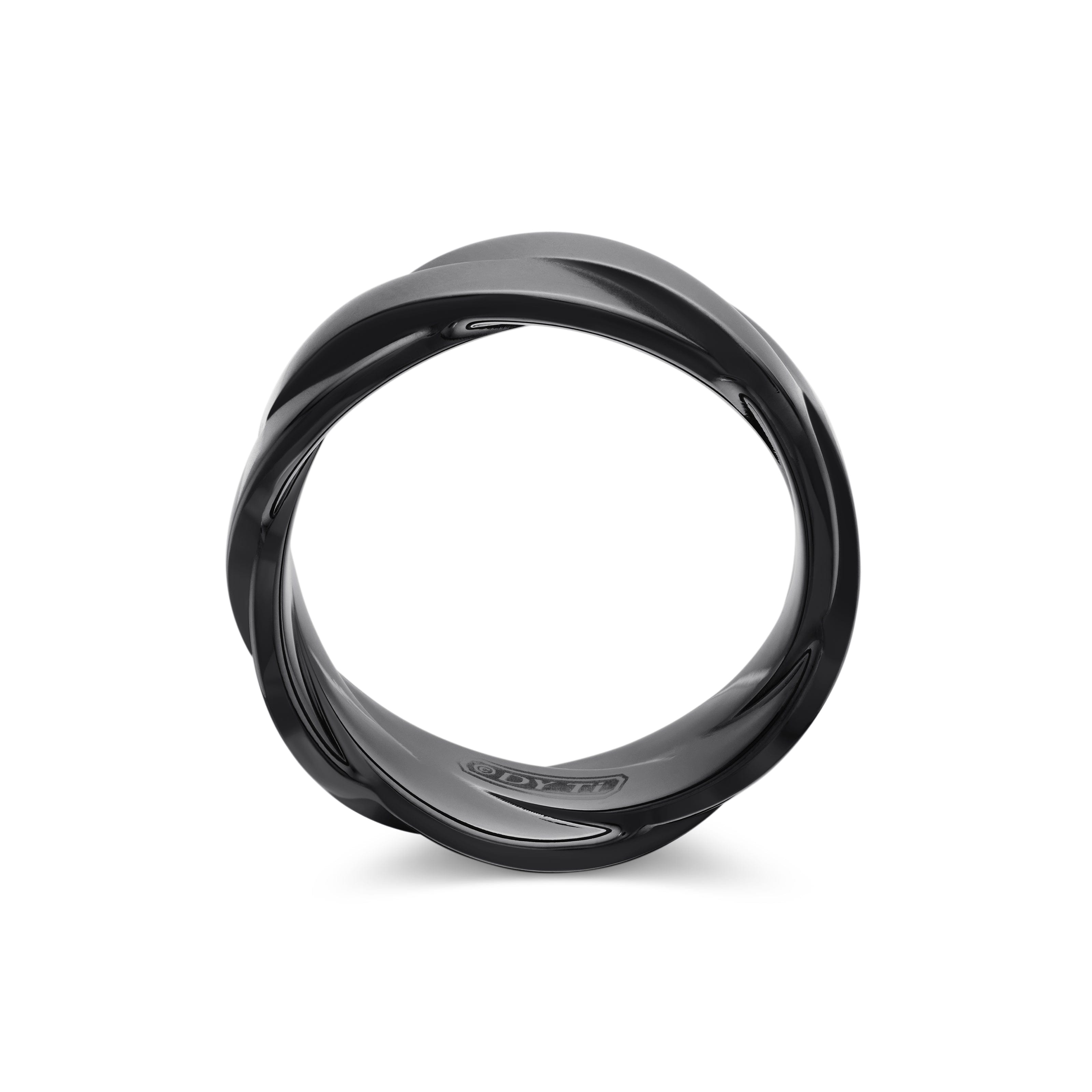 David Yurman DY Helios Collection Ring in Black Titanium