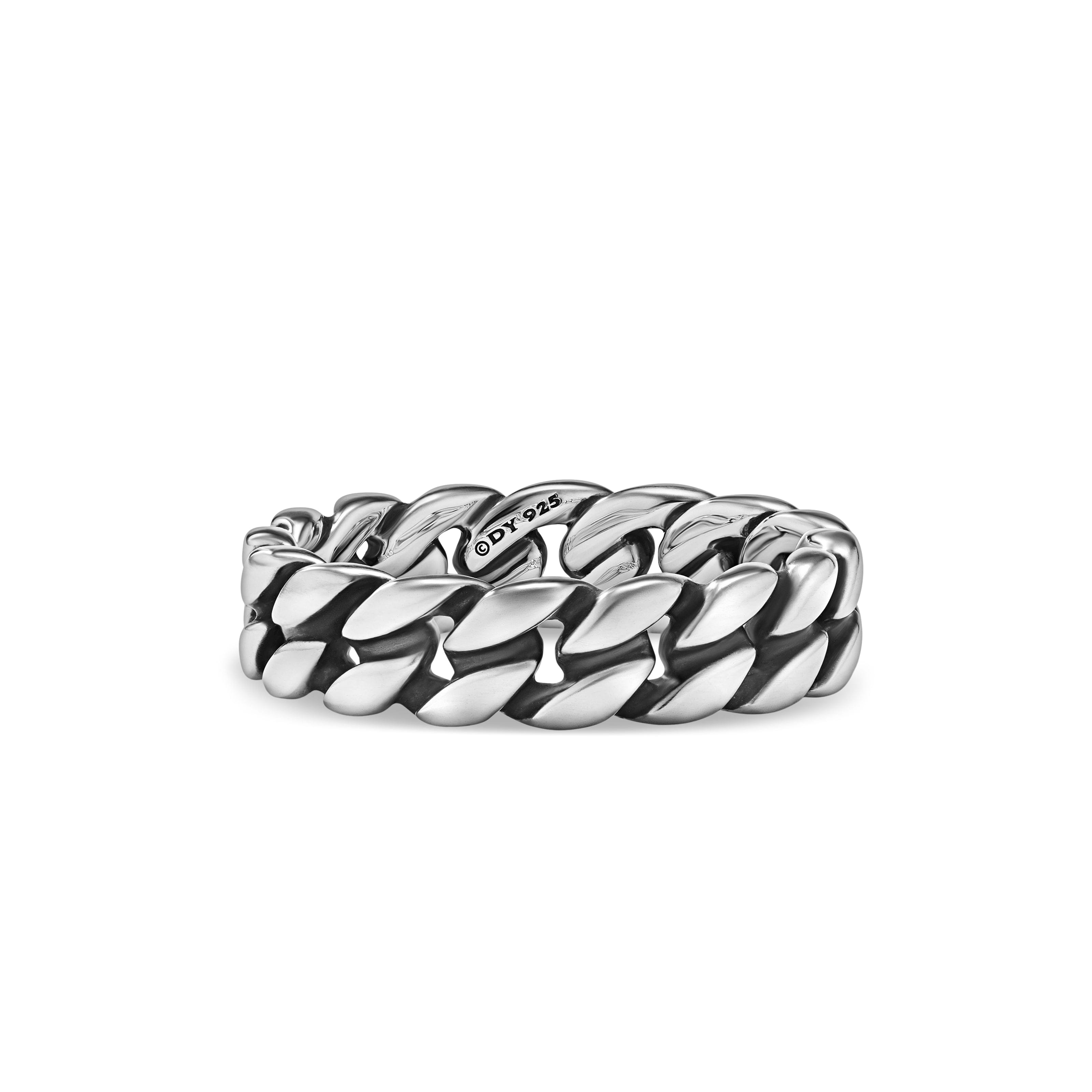 David Yurman Chain Collection Ring in Sterling Silver