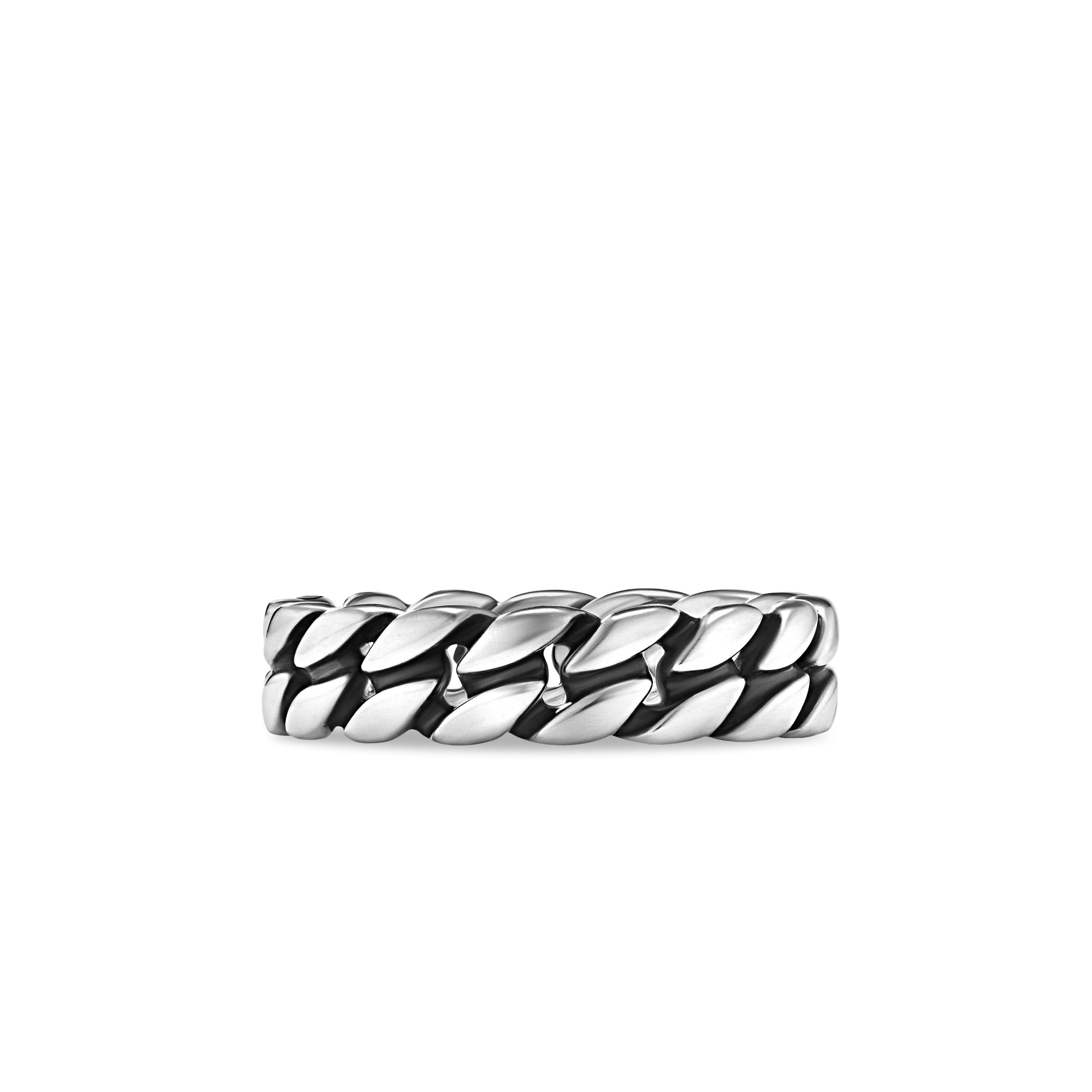 David Yurman Chain Collection Ring in Sterling Silver