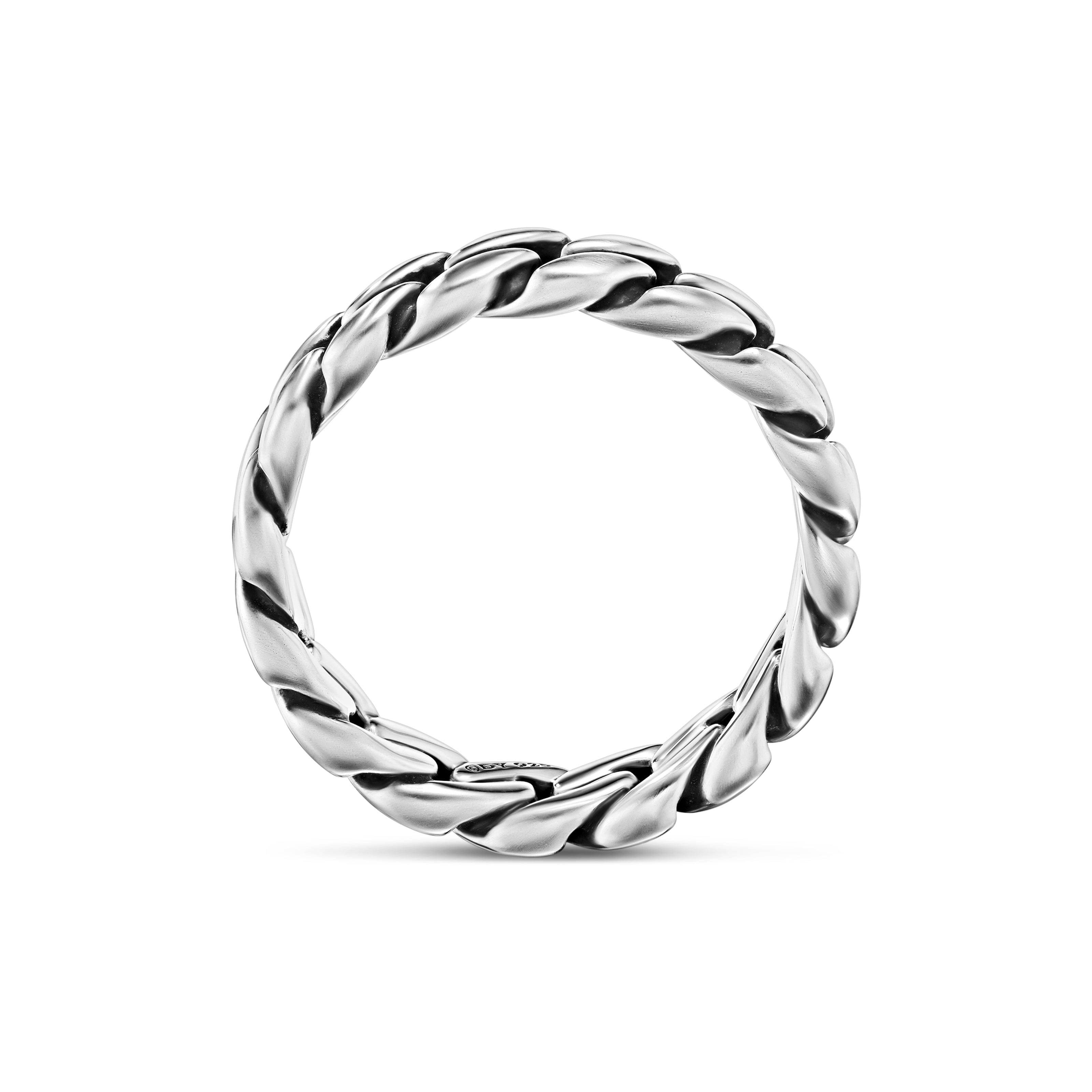 David Yurman Chain Collection Ring in Sterling Silver