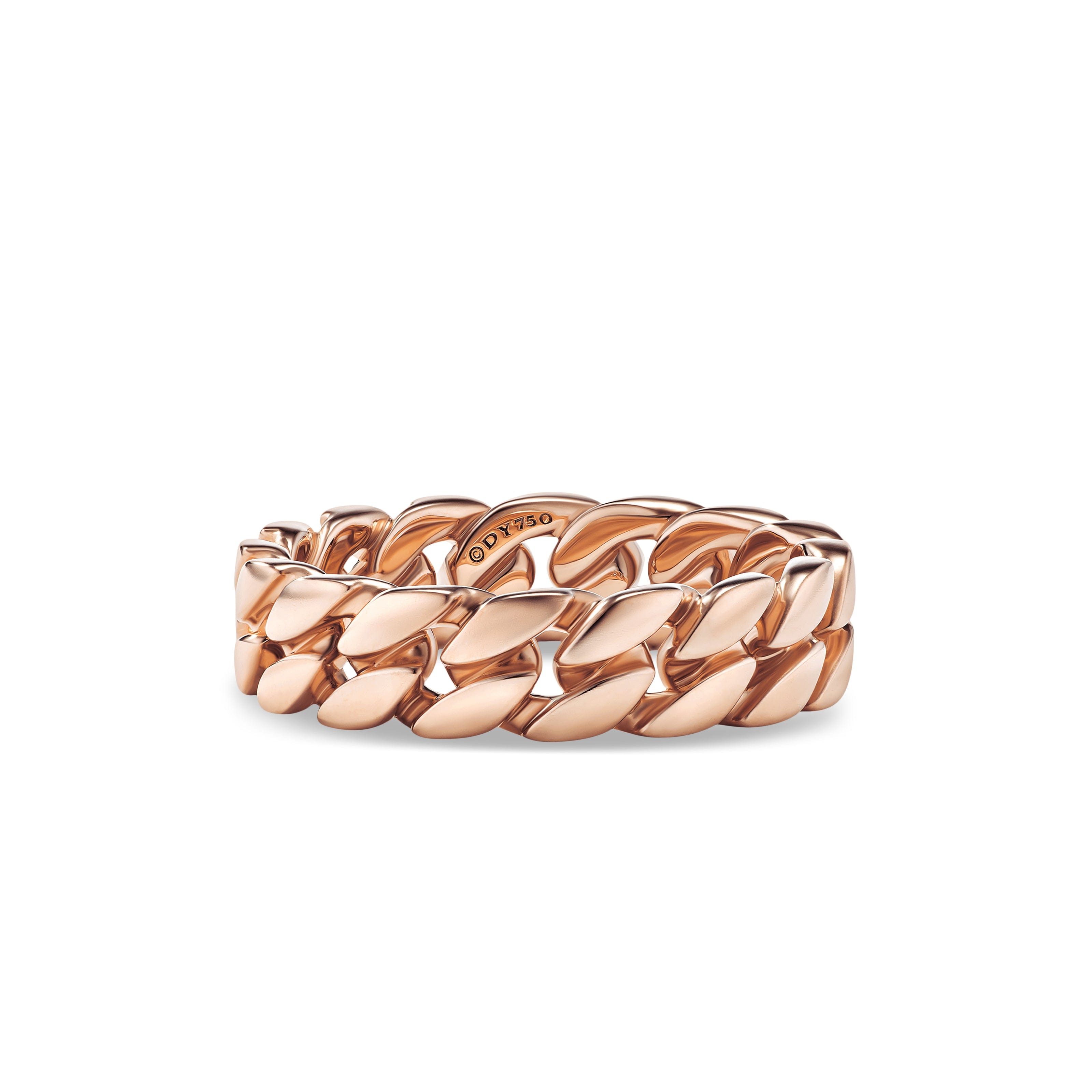 David Yurman Chain Collection Ring in 18K Rose Gold