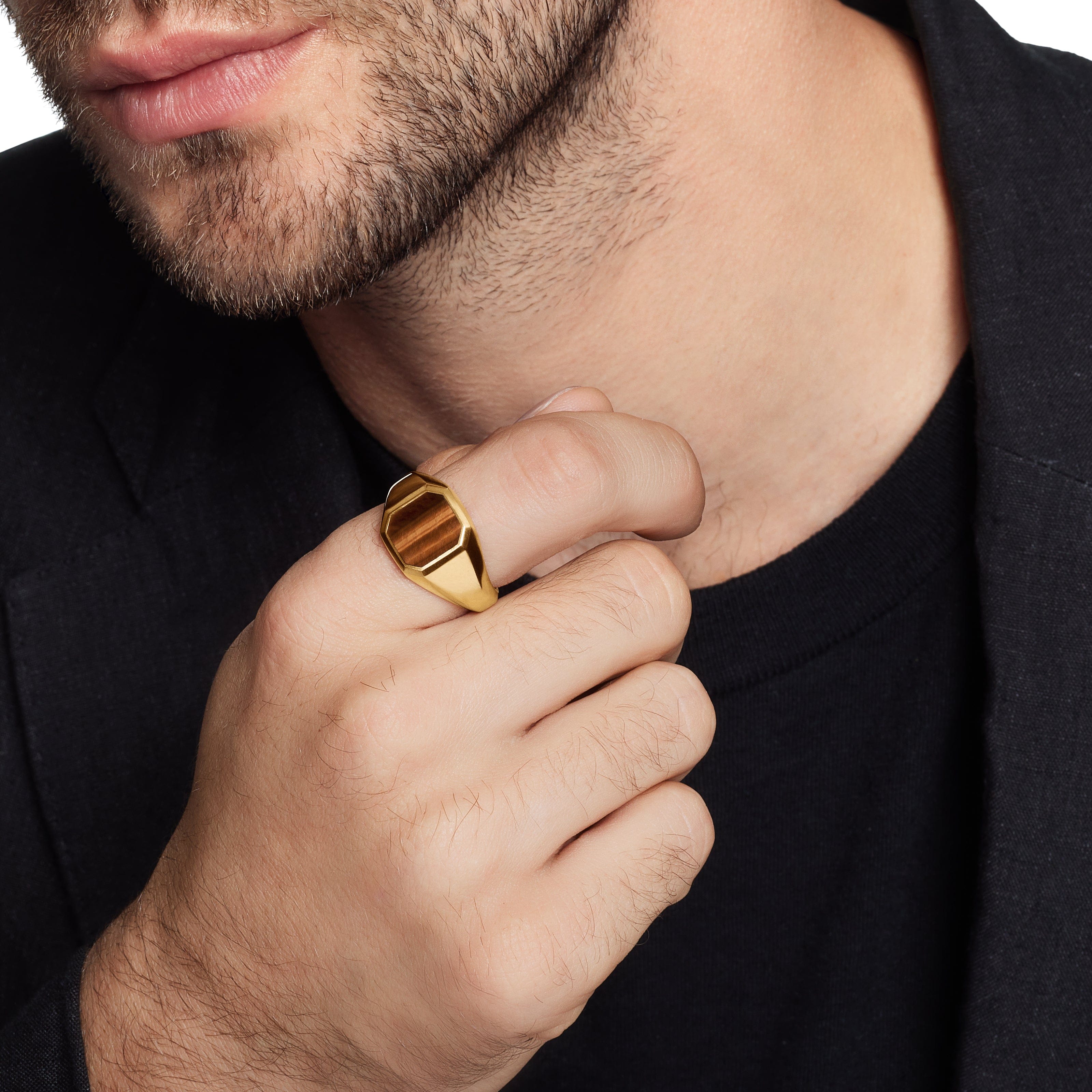David Yurman Streamline® Collection Ring in 18K Yellow Gold