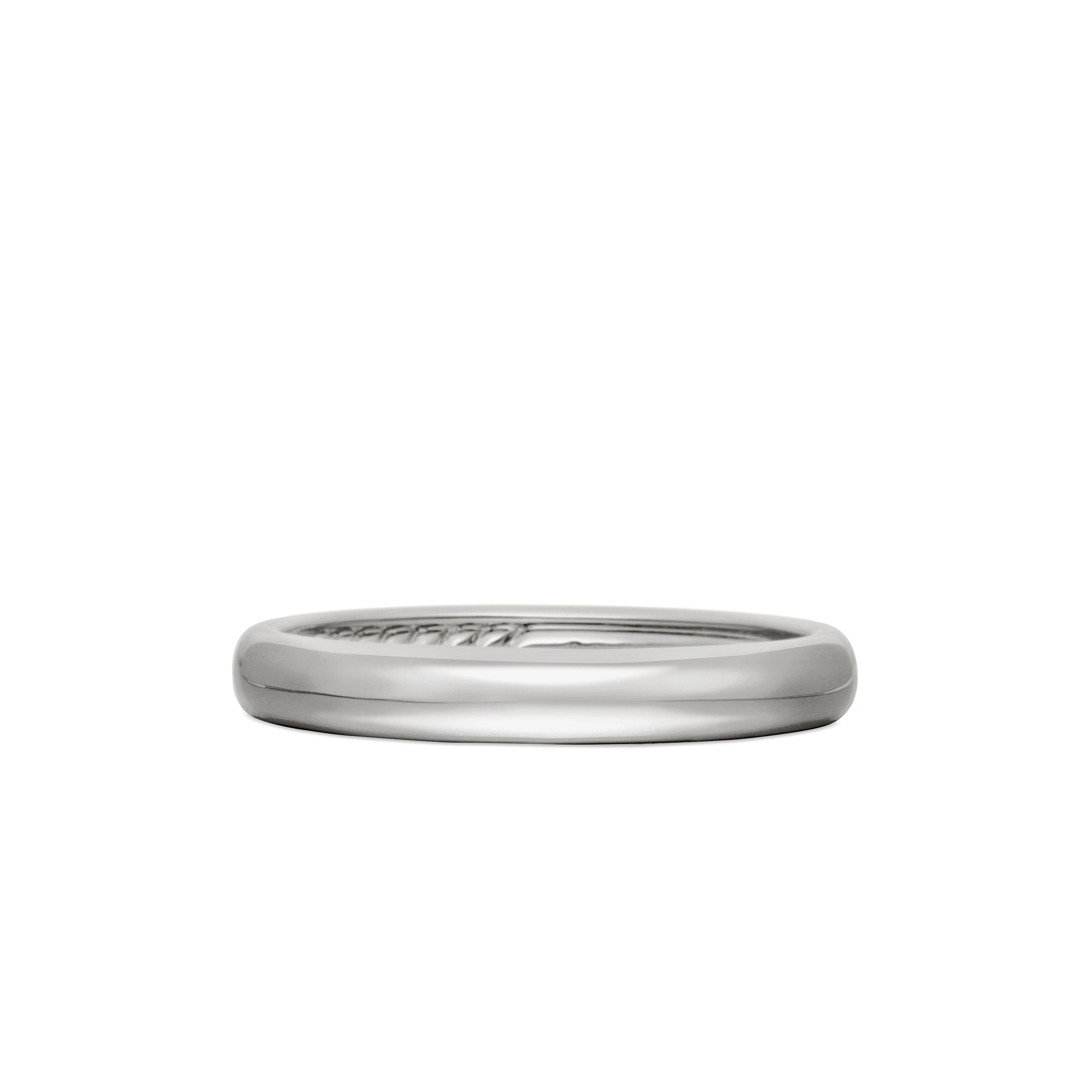 David Yurman Wedding Collection Ring in 18K White Gold
