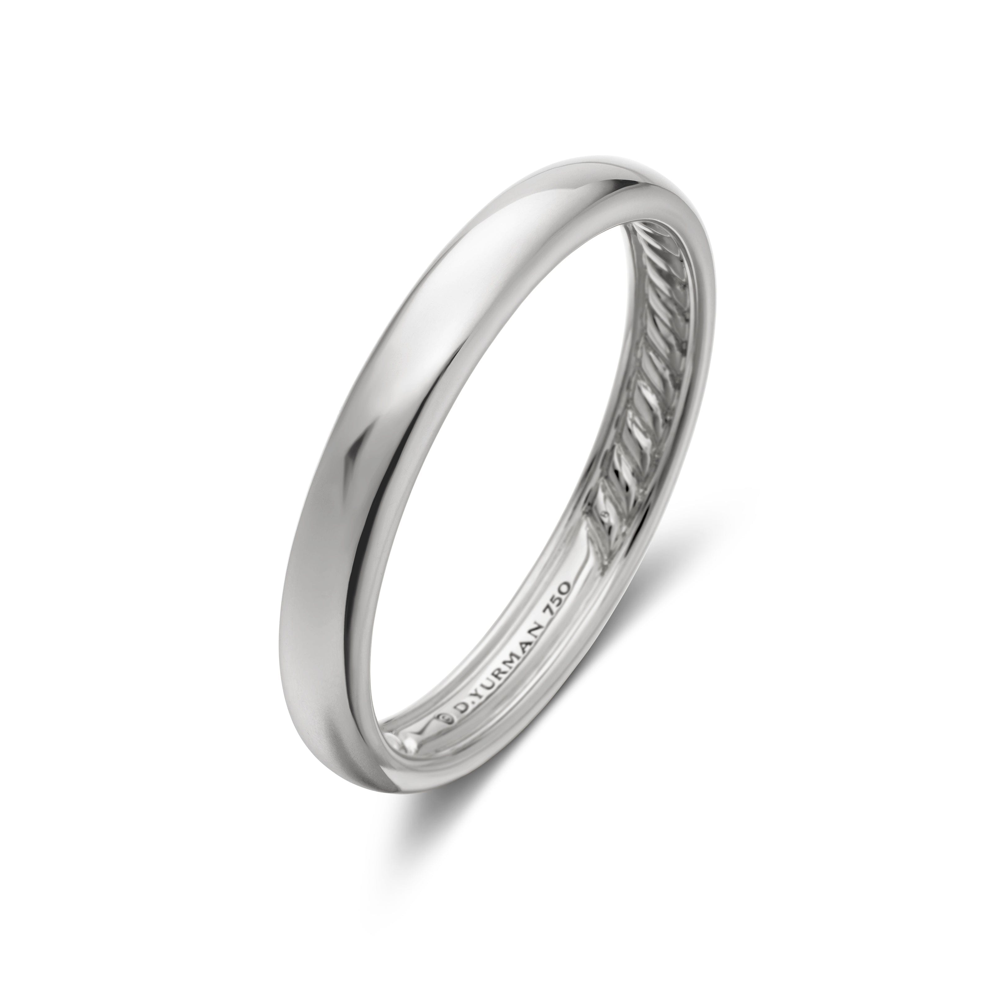 David Yurman Wedding Collection Ring in 18K White Gold