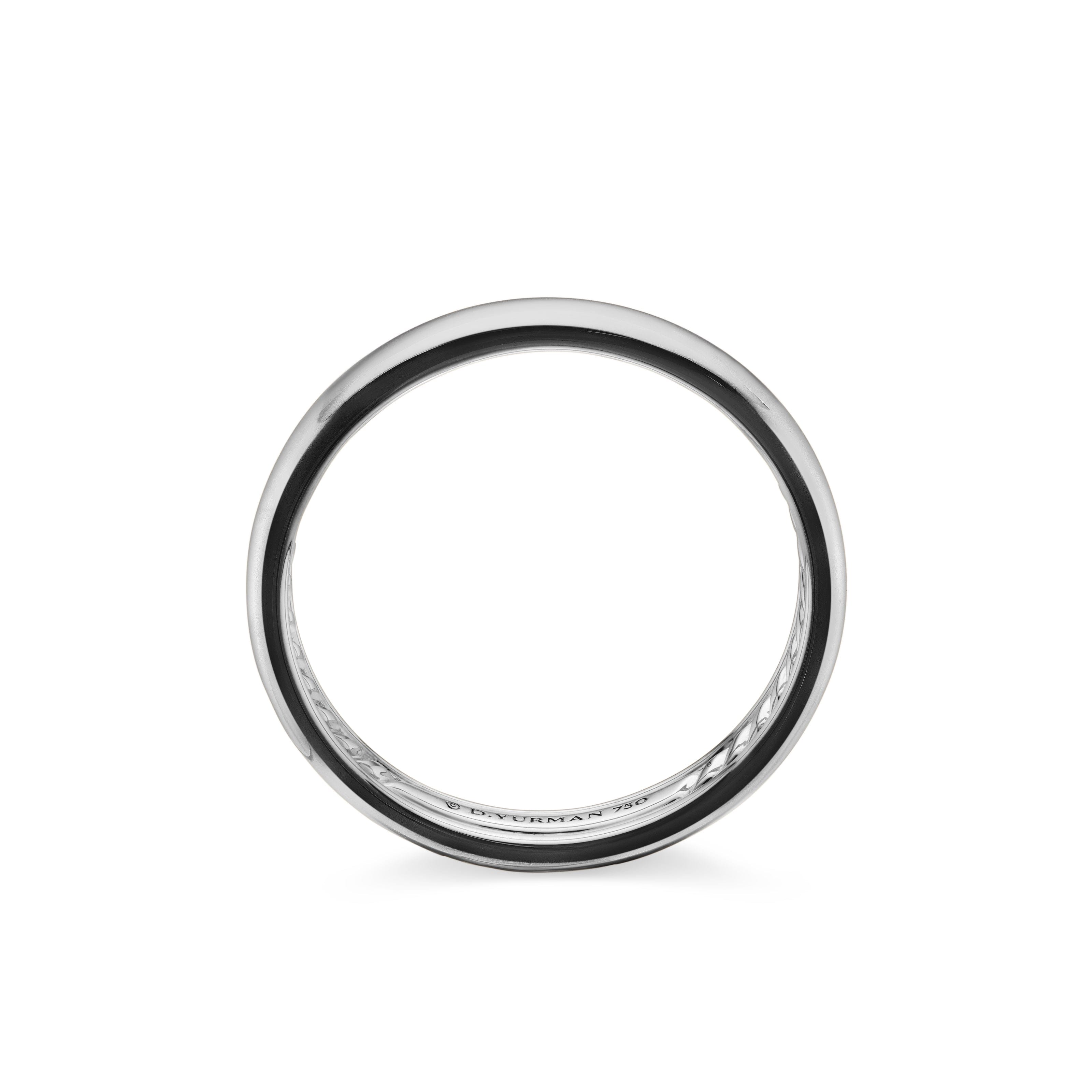 David Yurman Wedding Collection Ring in 18K White Gold