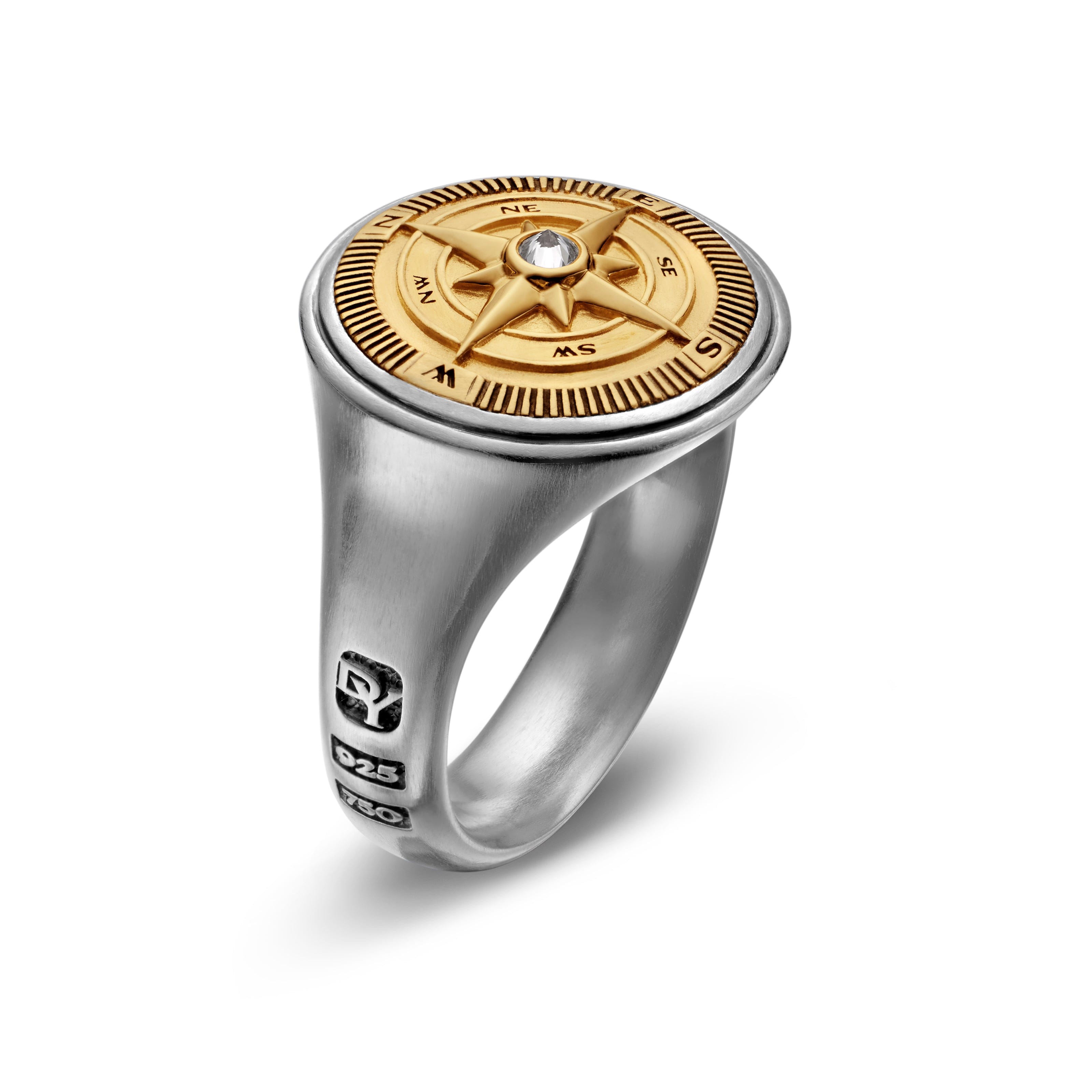 David Yurman Maritime® Collection Ring in Sterling Silver and 18k Gold
