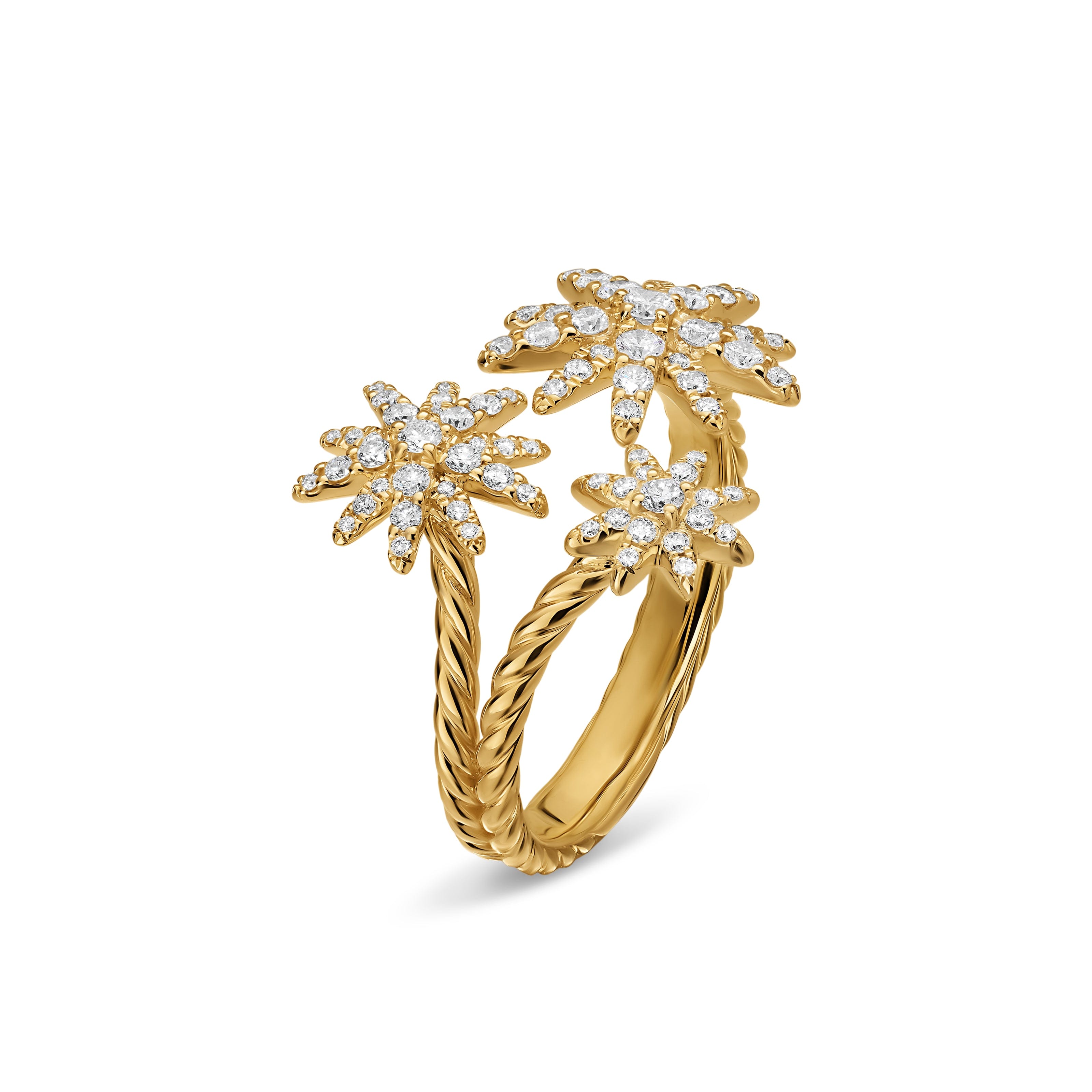 David Yurman Starburst Collection Ring in 18K Yellow Gold
