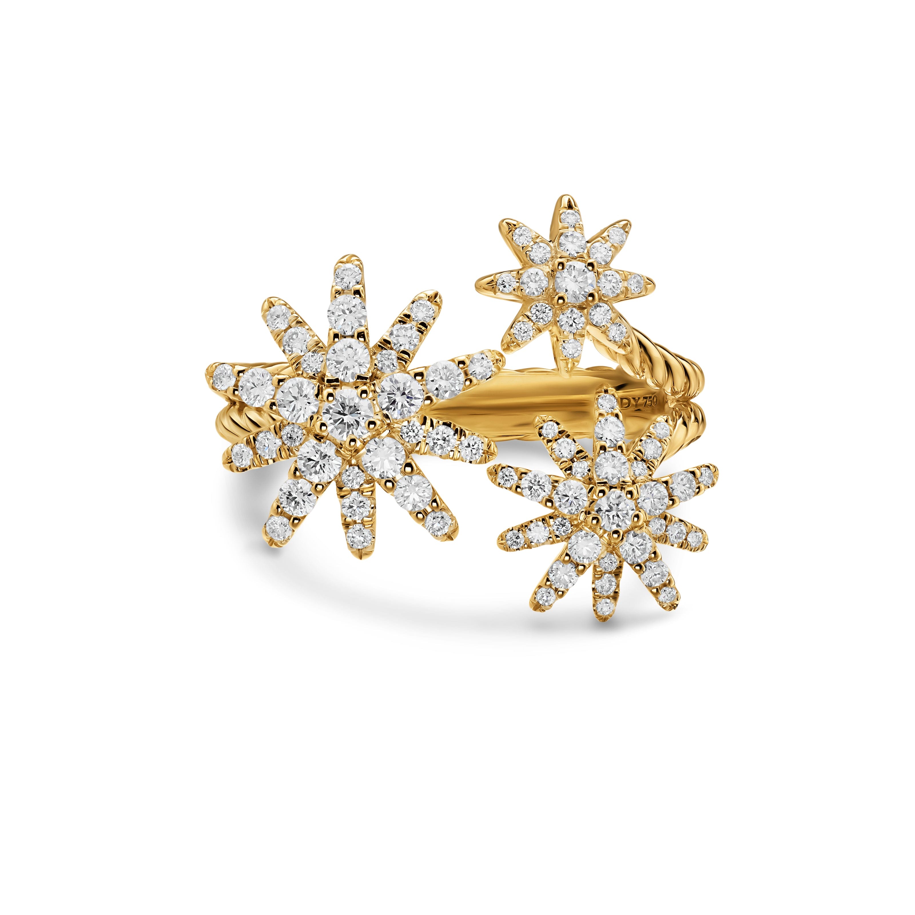 David Yurman Starburst Collection Ring in 18K Yellow Gold