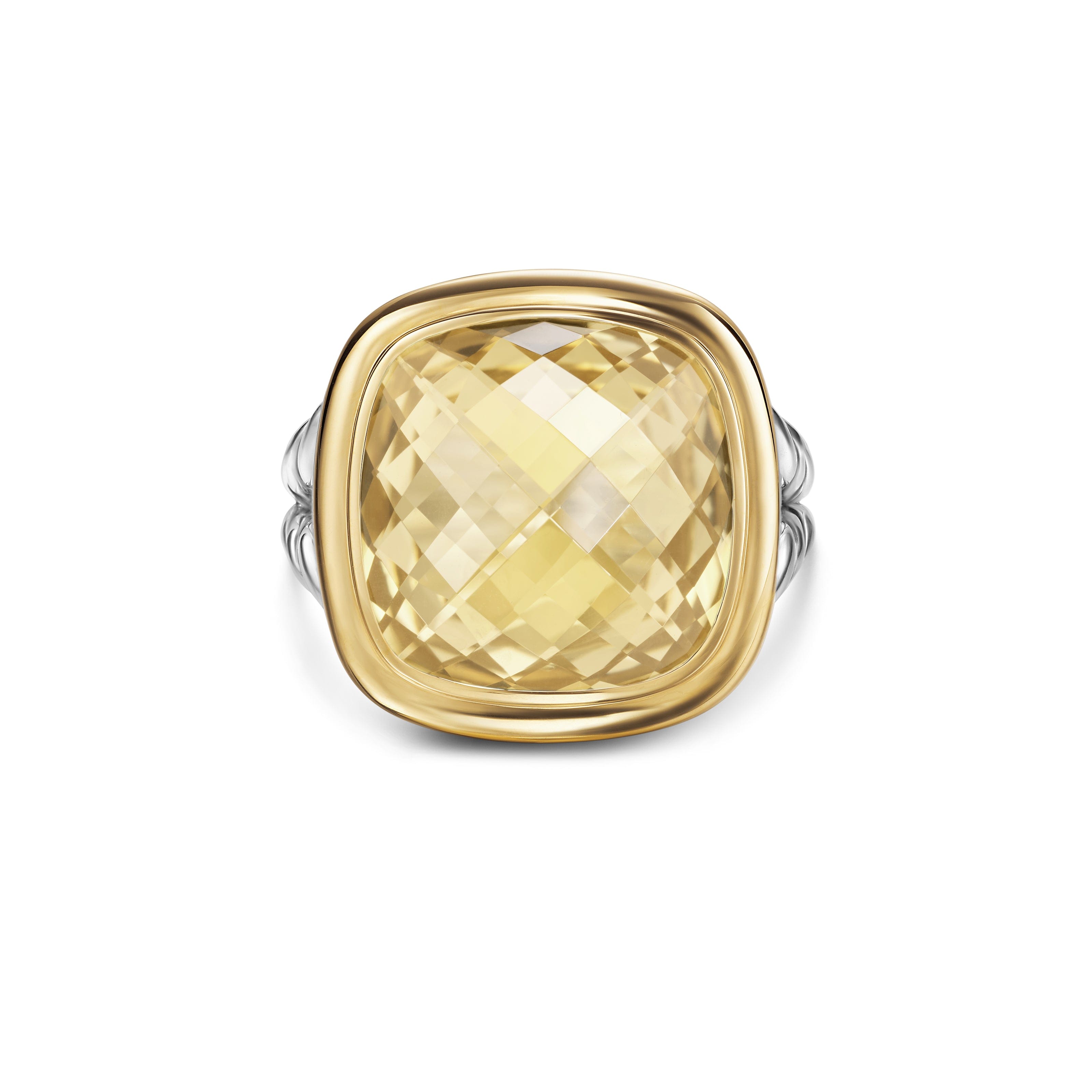 David Yurman Albion® Collection Ring in Sterling Silver and 18k Gold