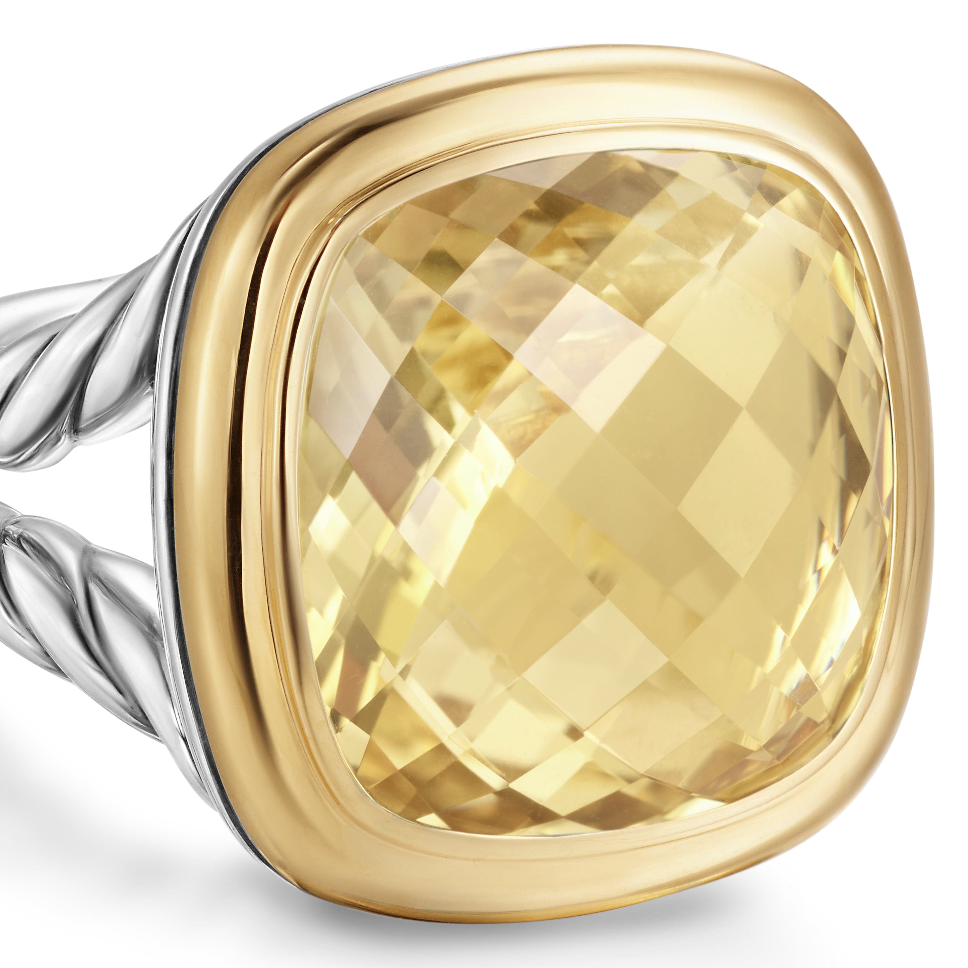 David Yurman Albion® Collection Ring in Sterling Silver and 18k Gold