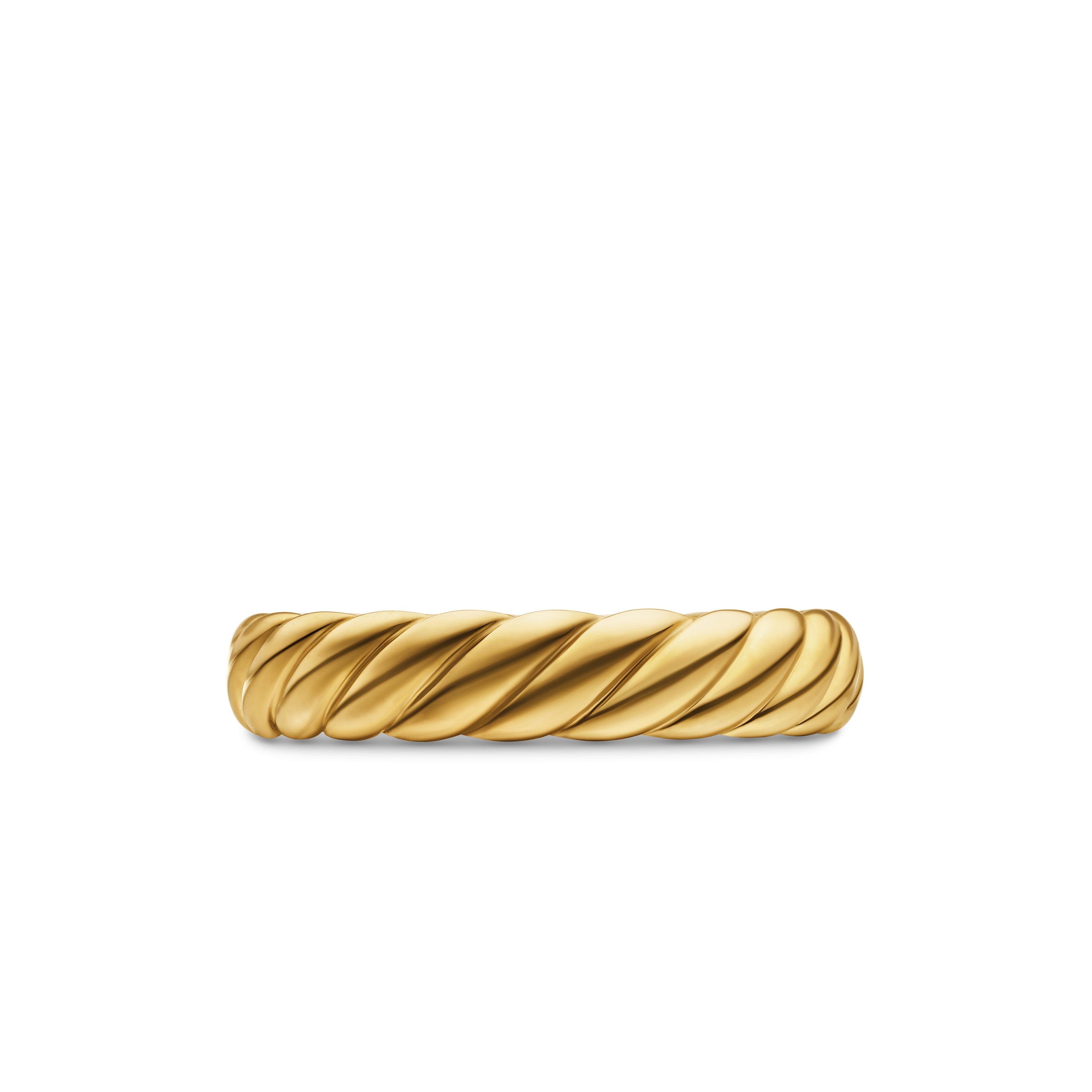 David Yurman Sculpted Cable Collection Ring in 18K Yellow Gold