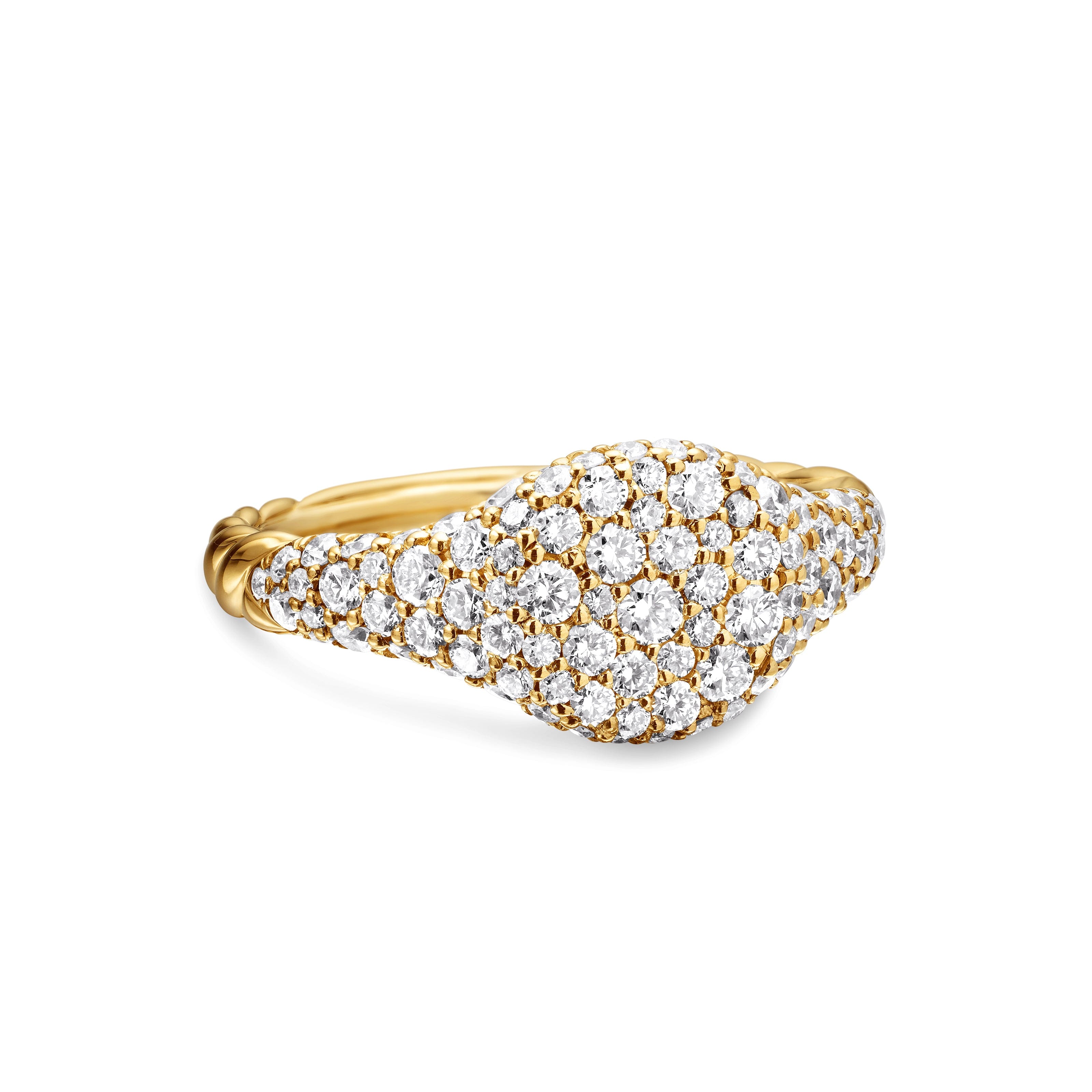 David Yurman Pinky Rings Collection Ring in 18K Yellow Gold