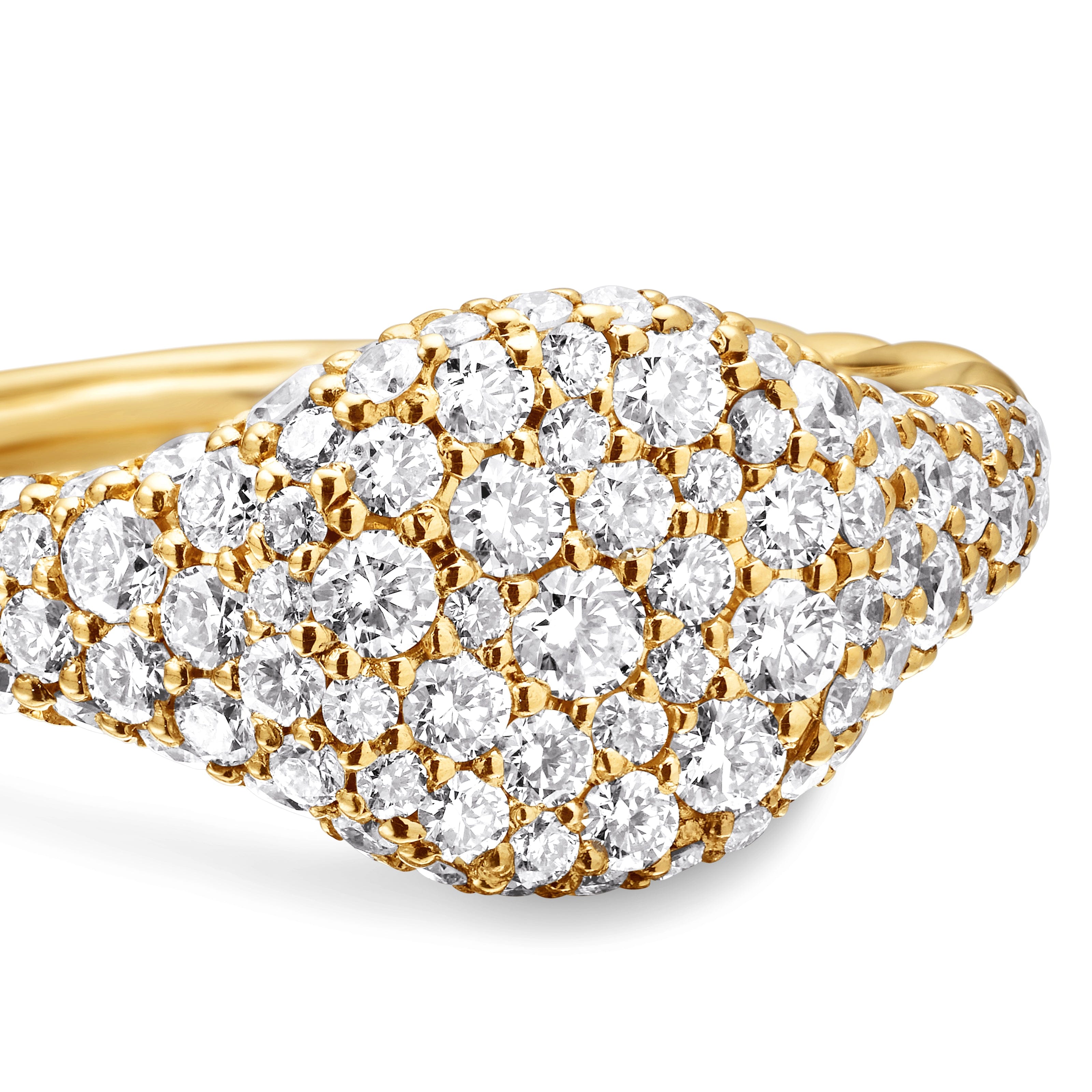 David Yurman Pinky Rings Collection Ring in 18K Yellow Gold