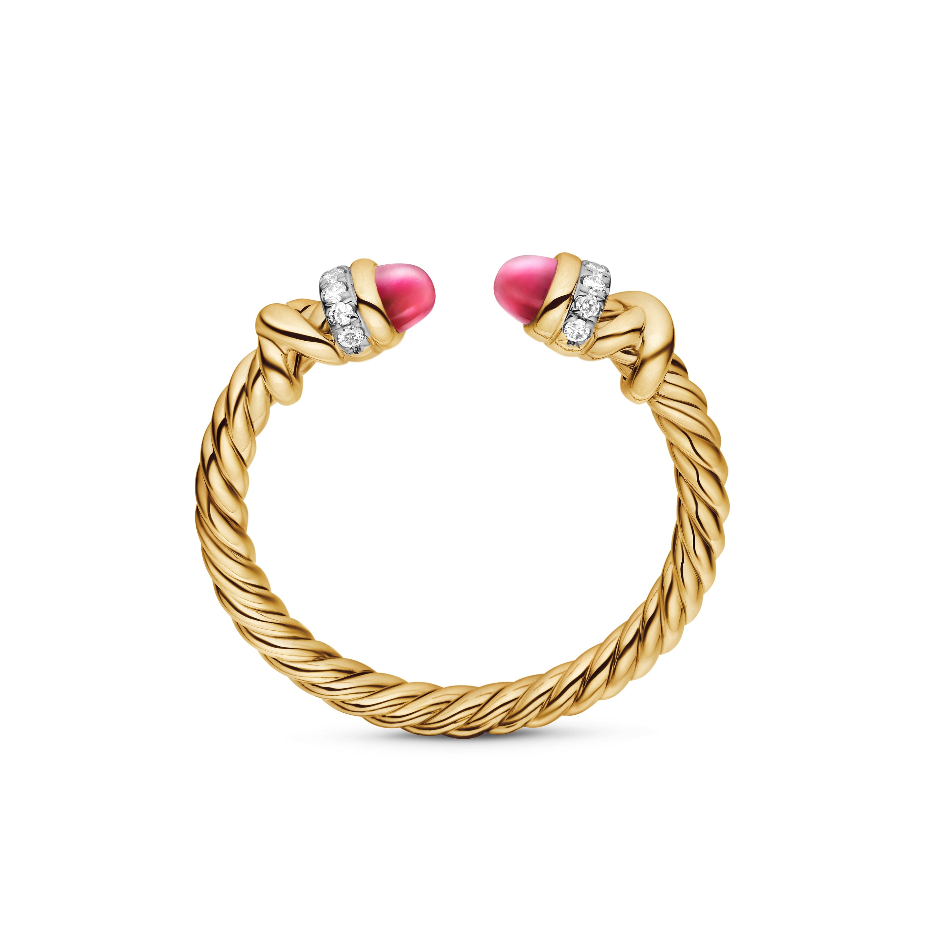 David Yurman DY Helena Collection Ring in 18K Yellow Gold
