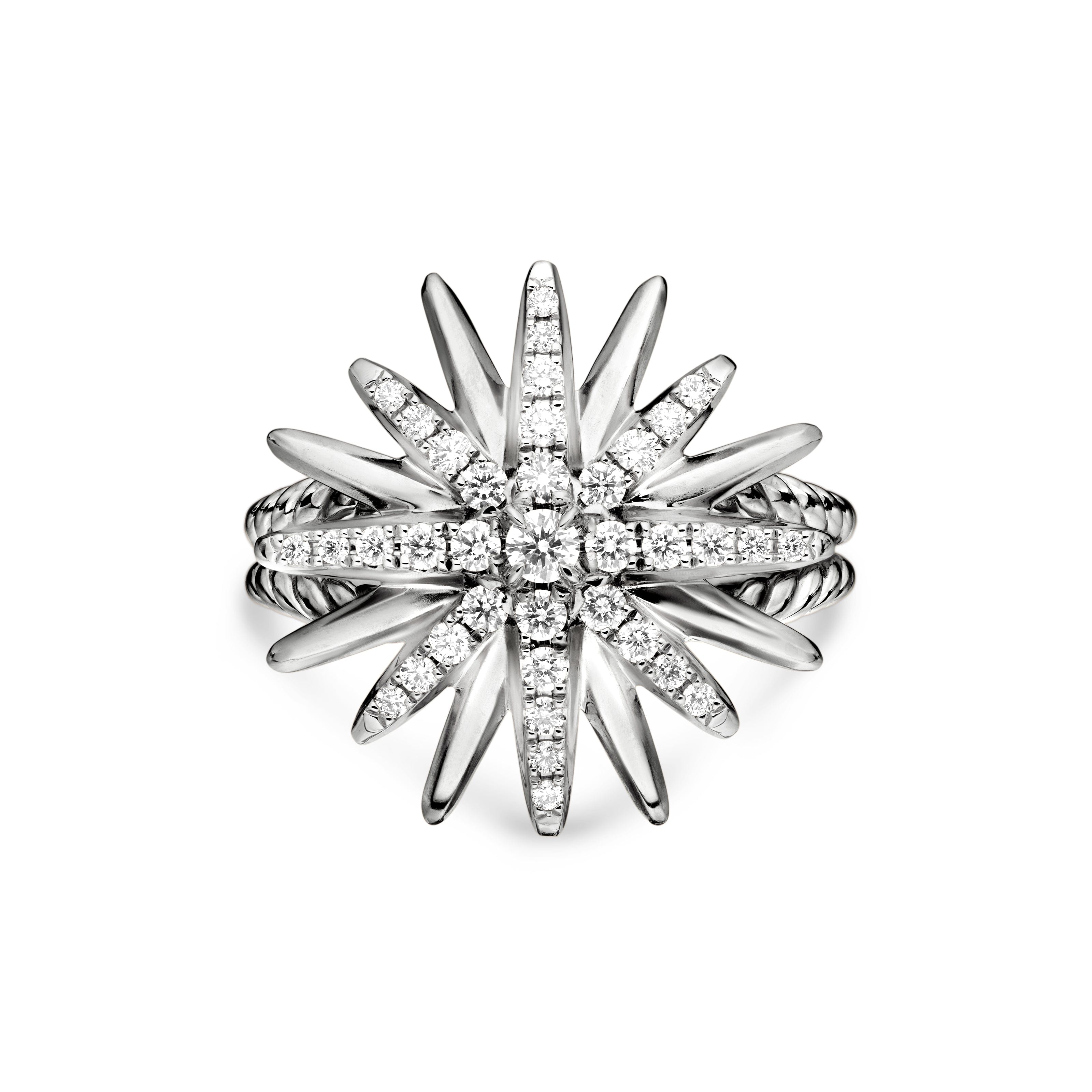 David Yurman Starburst Collection Ring in Sterling Silver