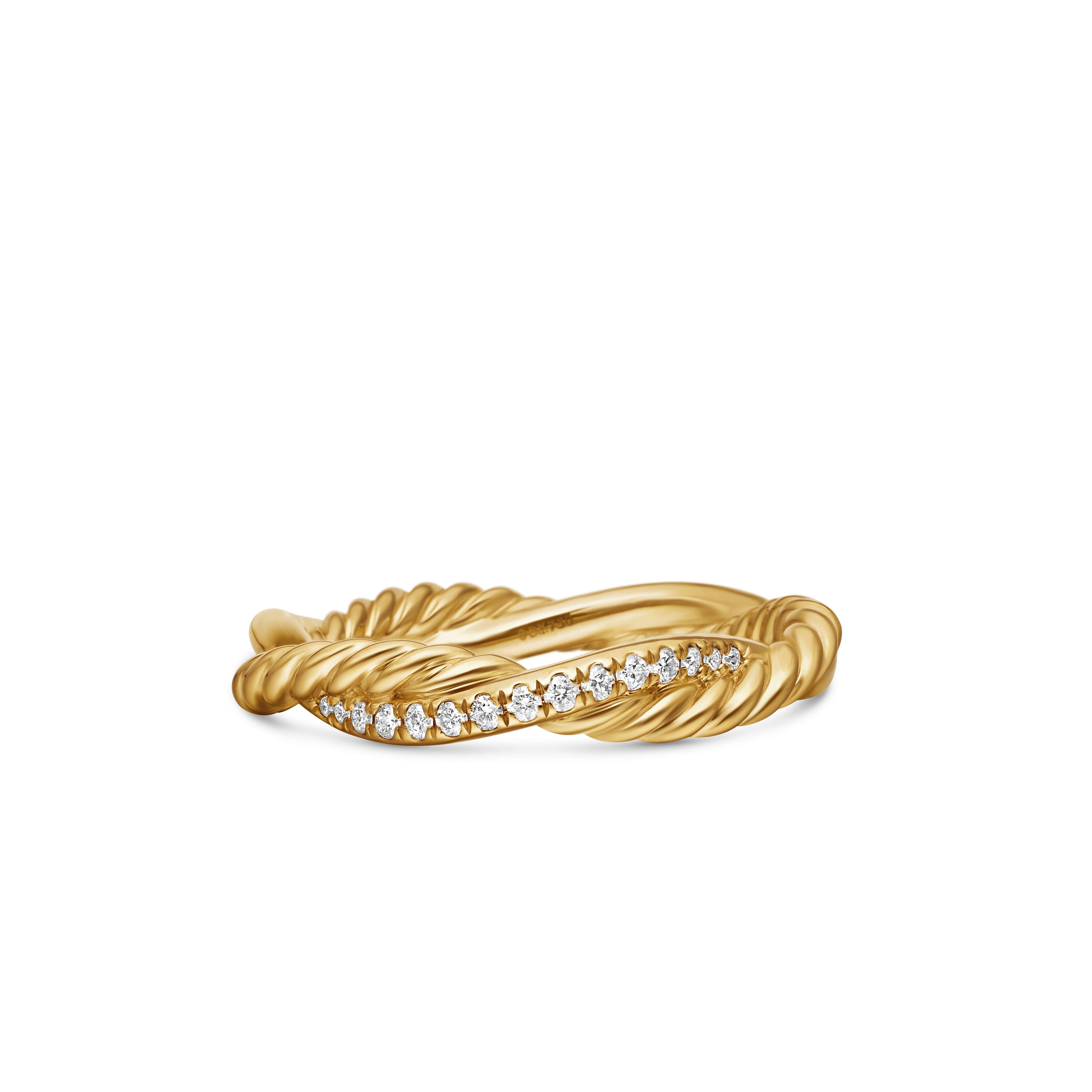 David Yurman Infinity Collection Ring in 18K Yellow Gold