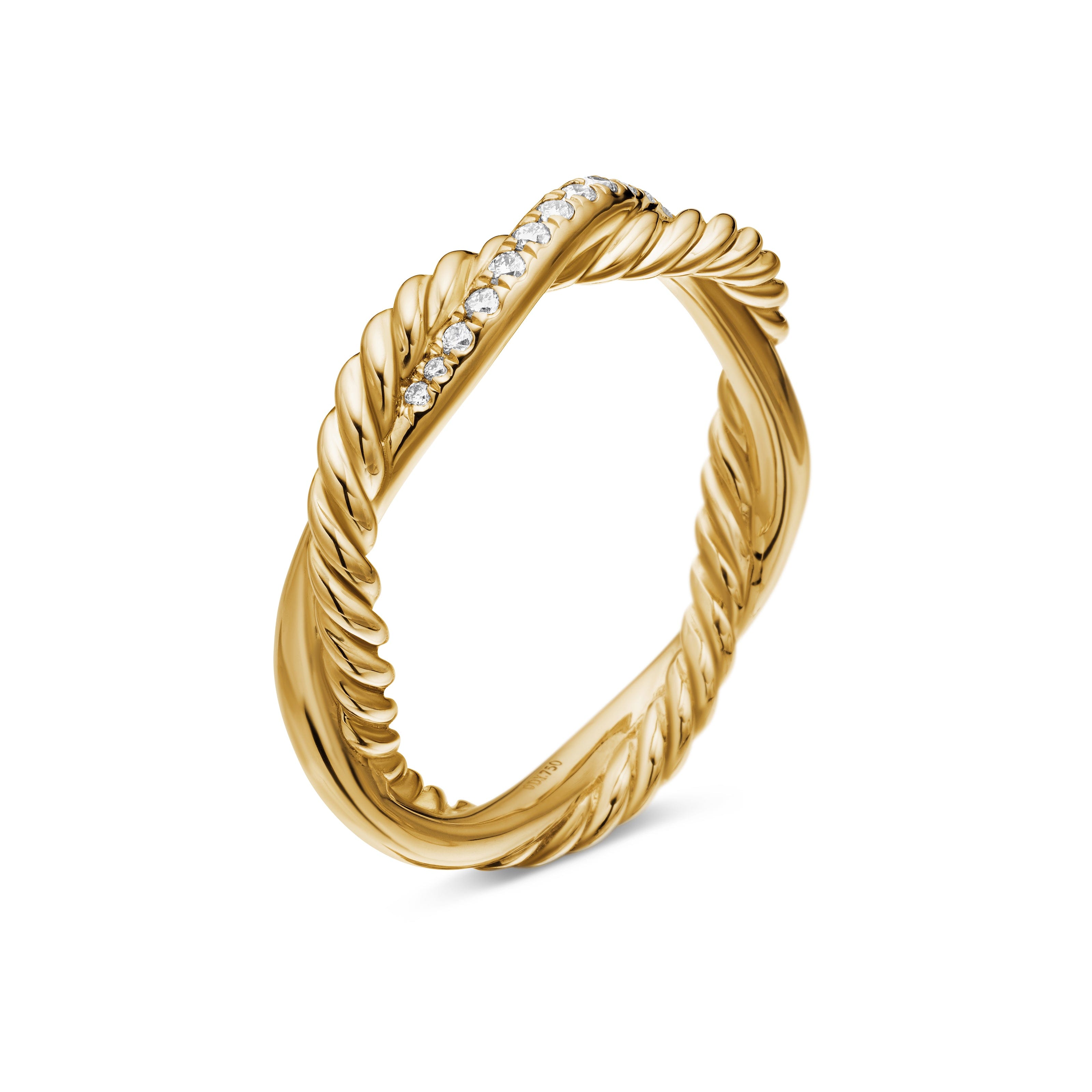 David Yurman Infinity Collection Ring in 18K Yellow Gold