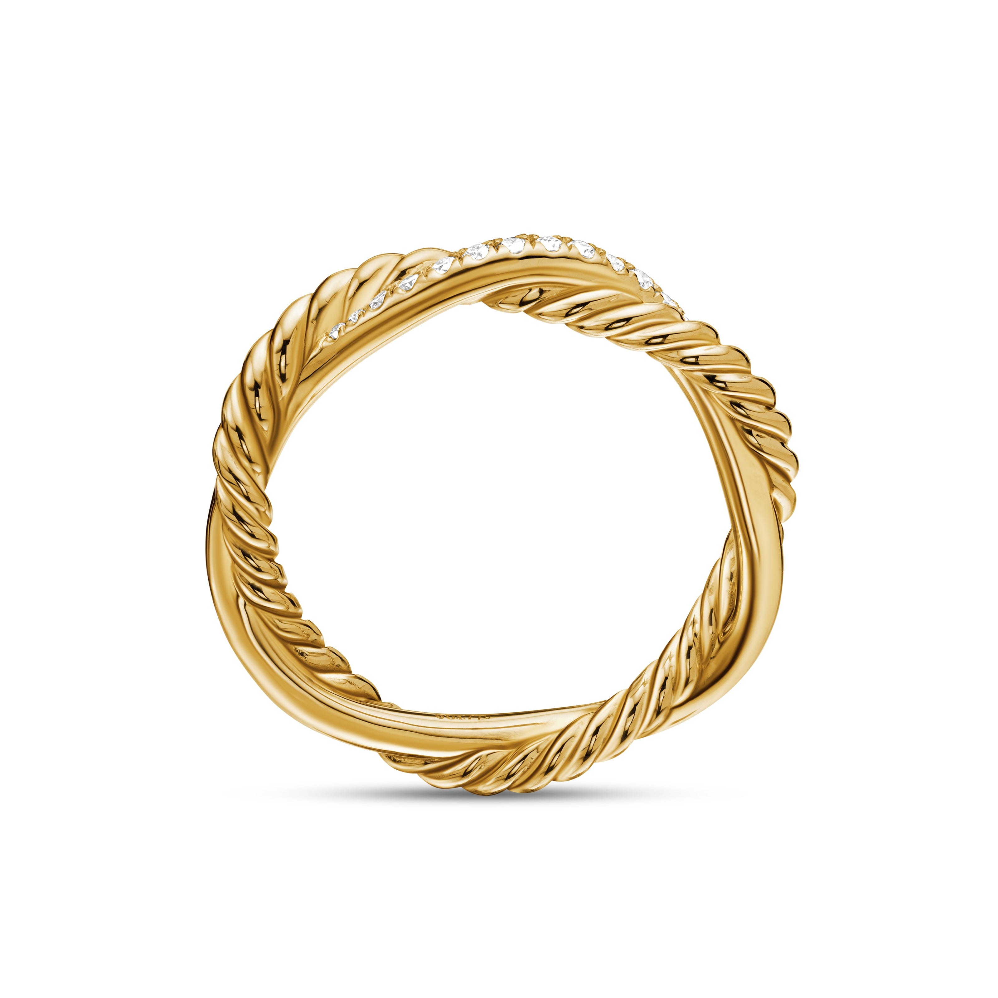 David Yurman Infinity Collection Ring in 18K Yellow Gold