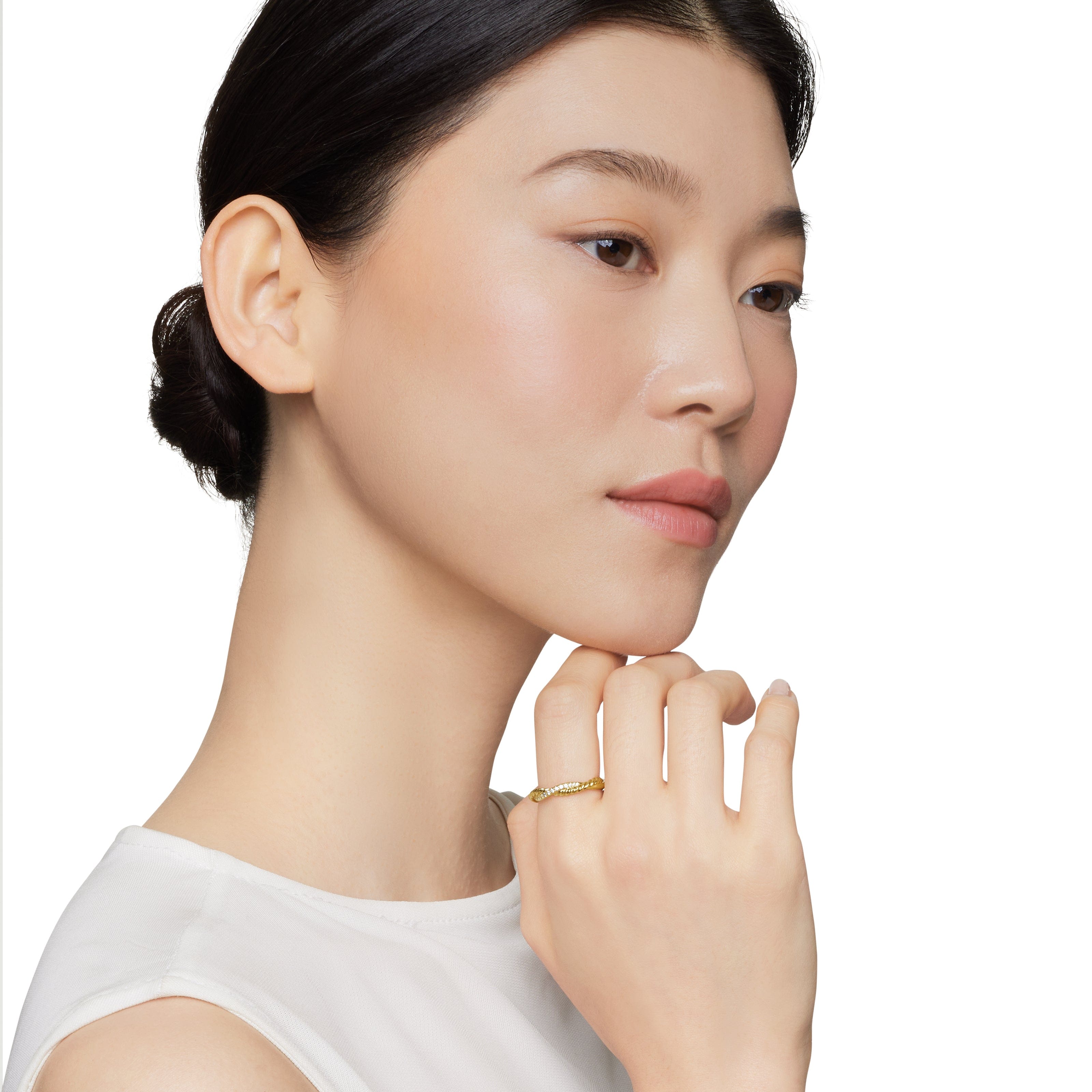 David Yurman Infinity Collection Ring in 18K Yellow Gold