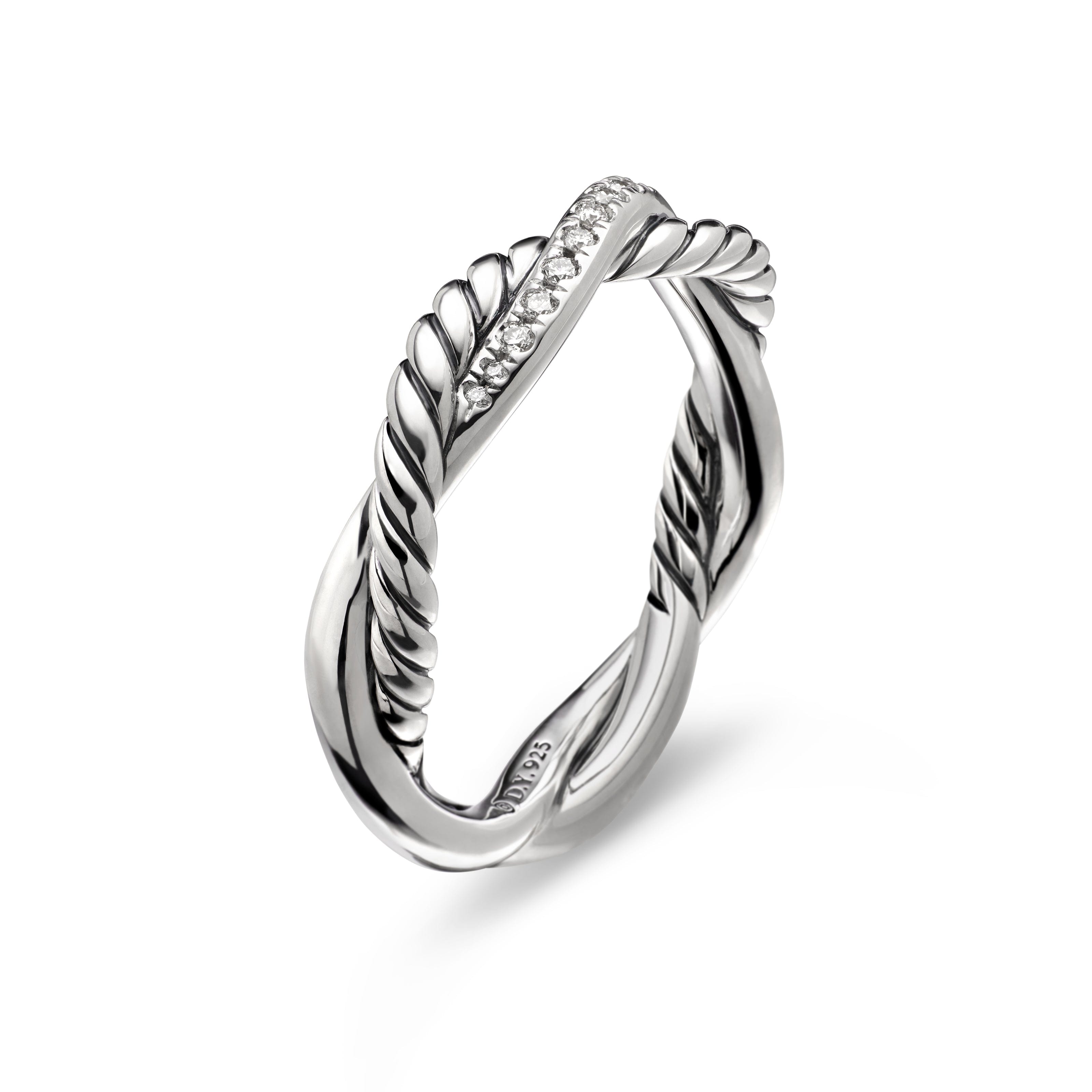 David Yurman Infinity Collection Ring in Sterling Silver