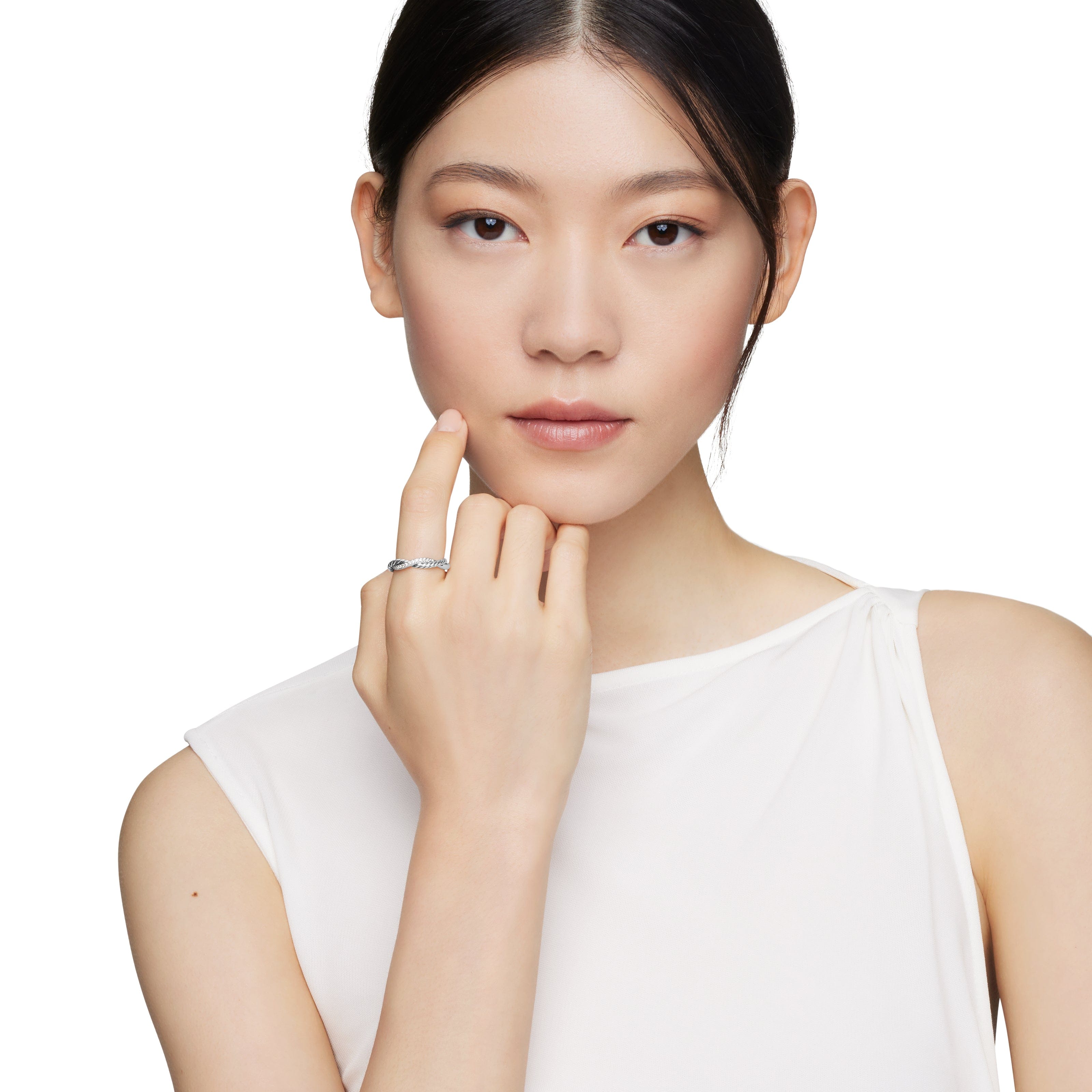 David Yurman Infinity Collection Ring in Sterling Silver