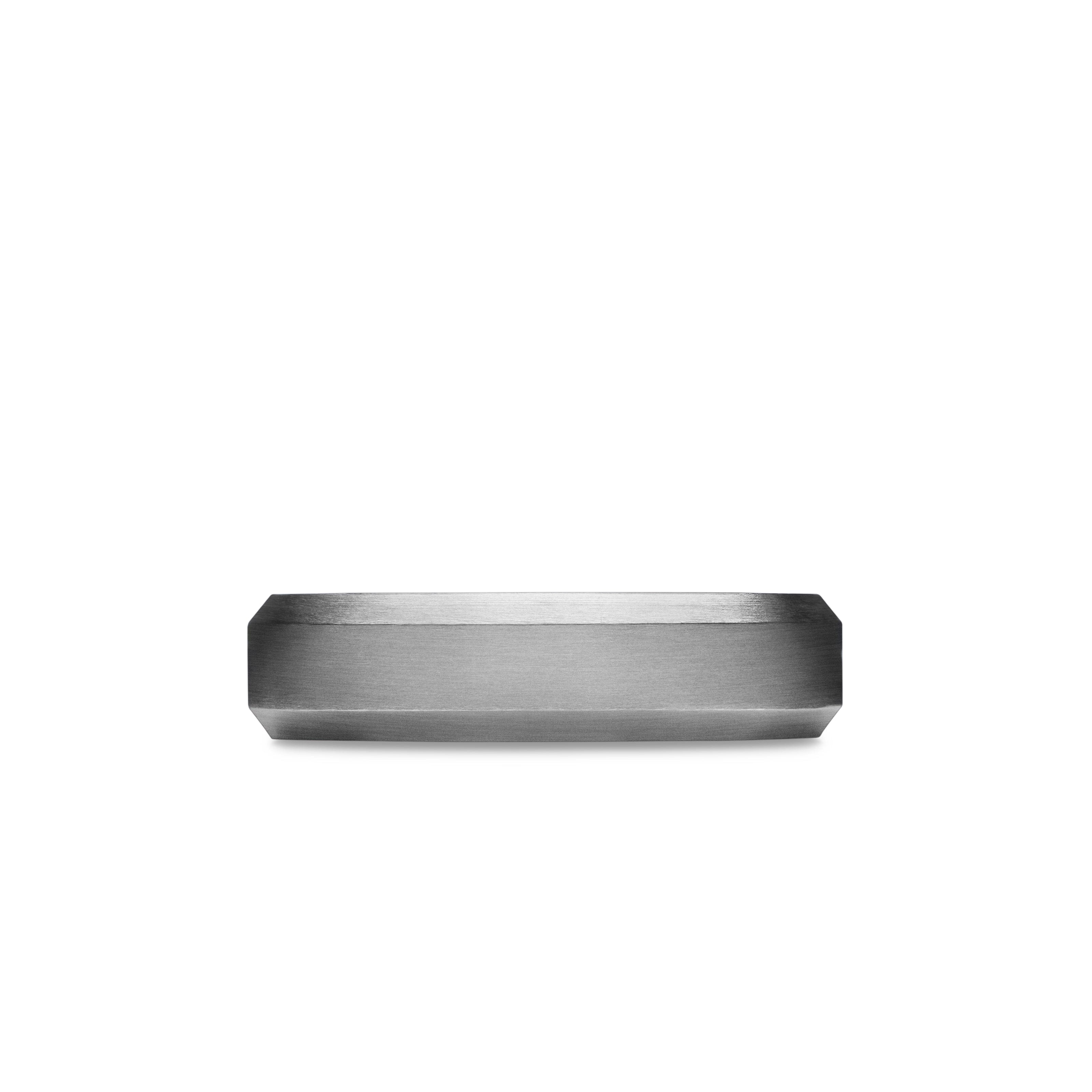 David Yurman Wedding Collection Ring in Grey Titantium