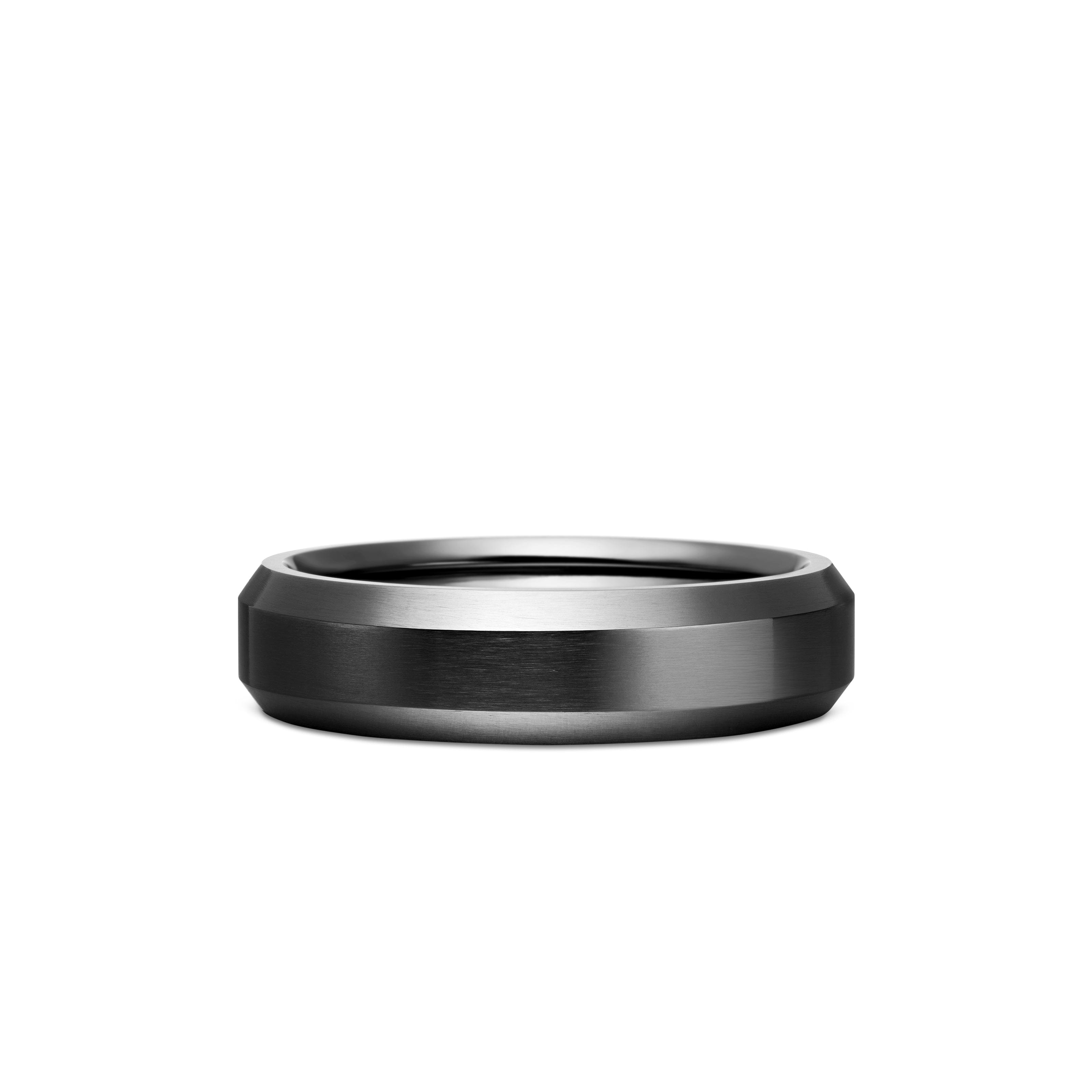David Yurman Wedding Collection Ring in Black Titanium