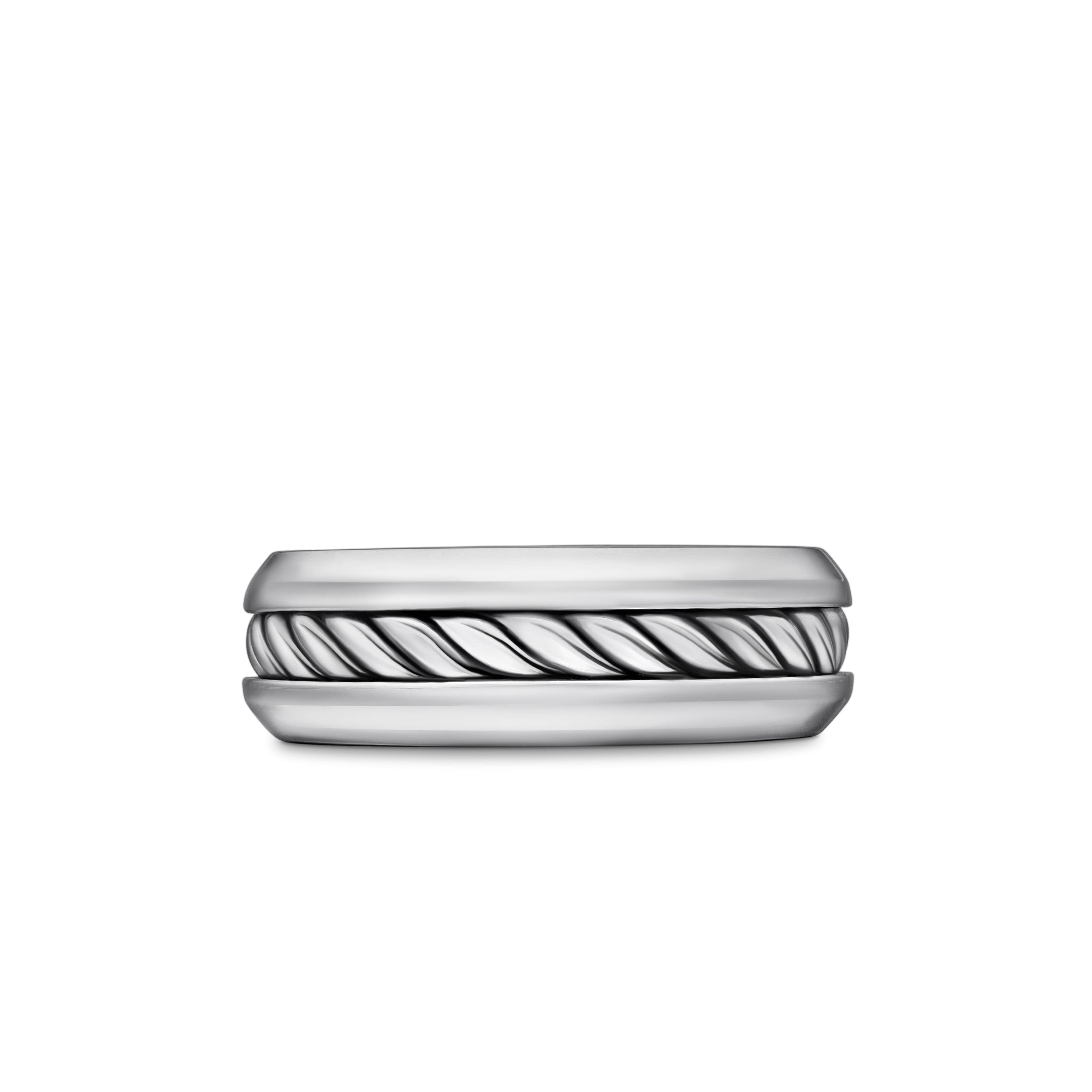 David Yurman Sculpted Cable Collection Ring in Sterling Silver