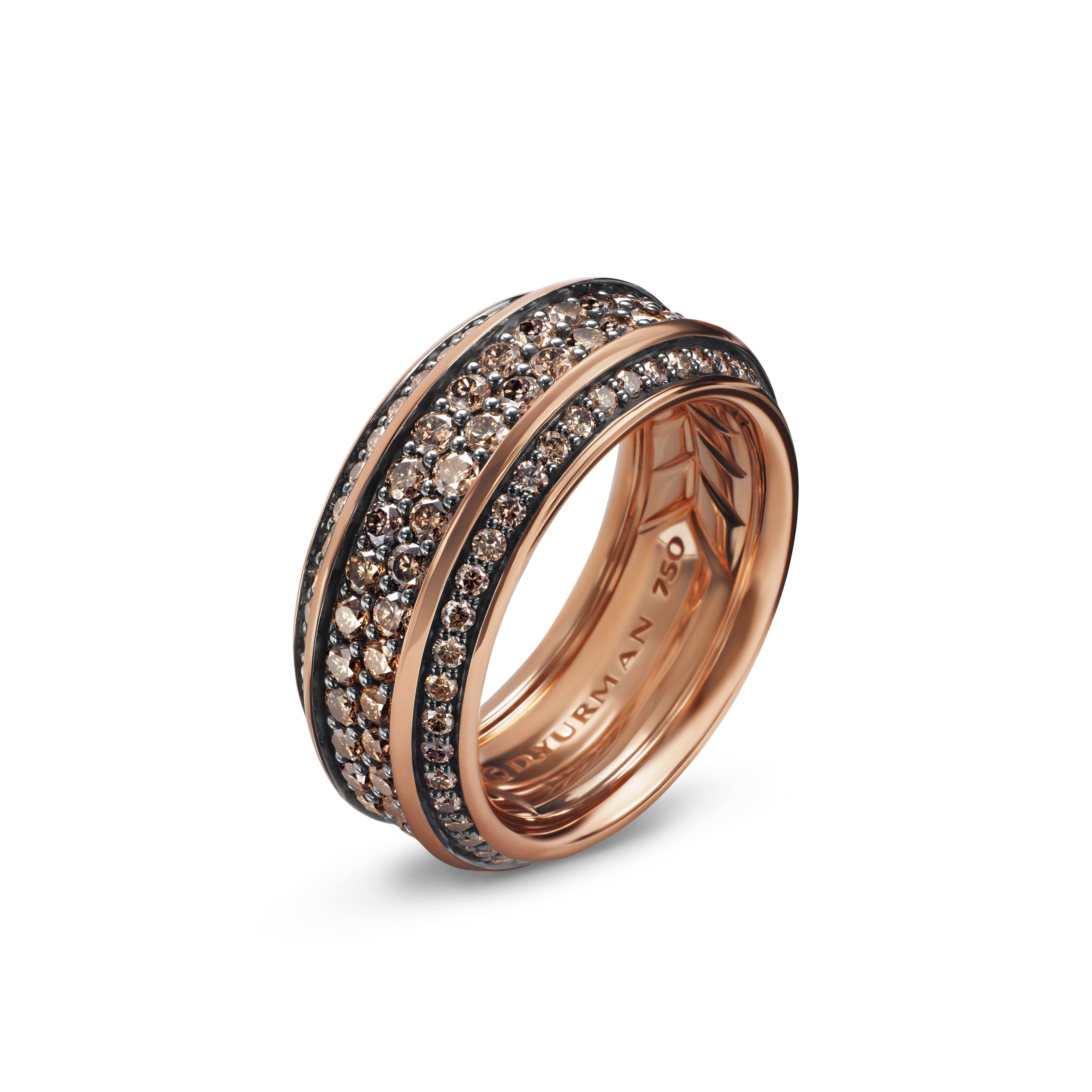 David Yurman Wedding Collection Ring in 18K Rose Gold