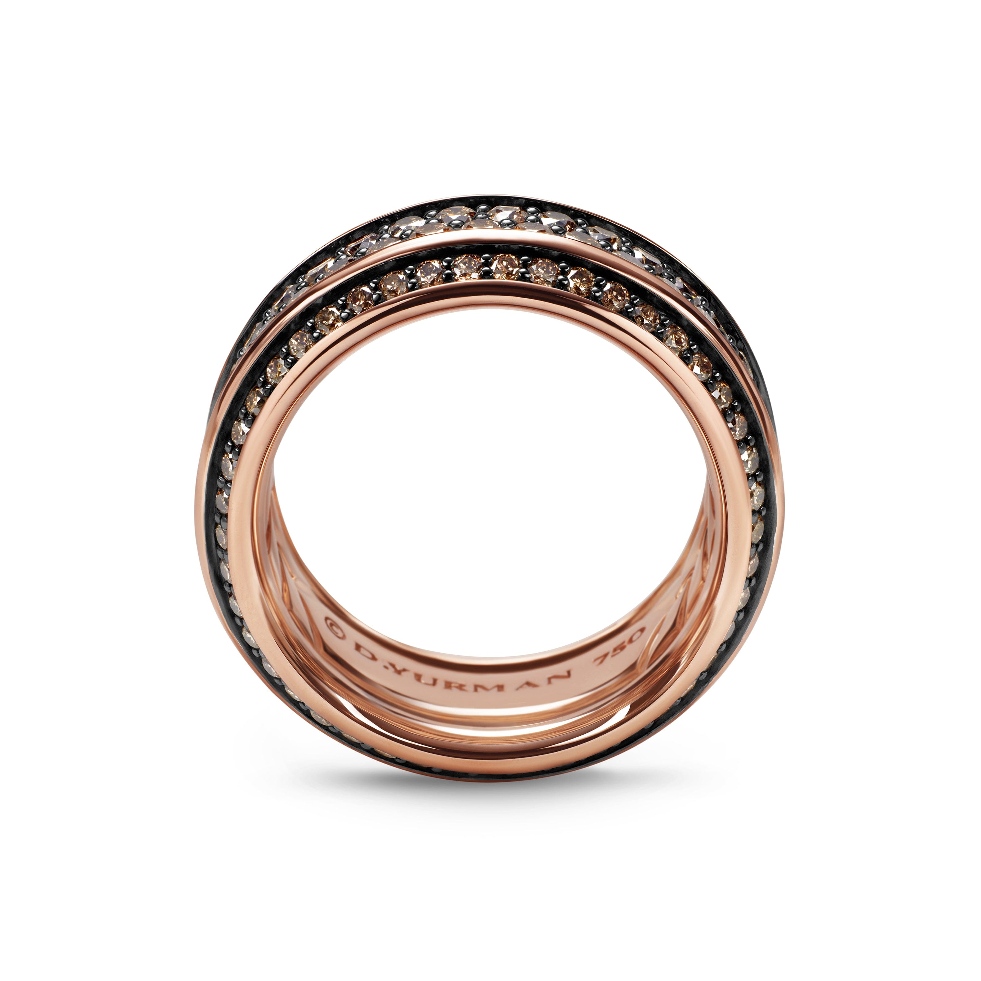 David Yurman Wedding Collection Ring in 18K Rose Gold