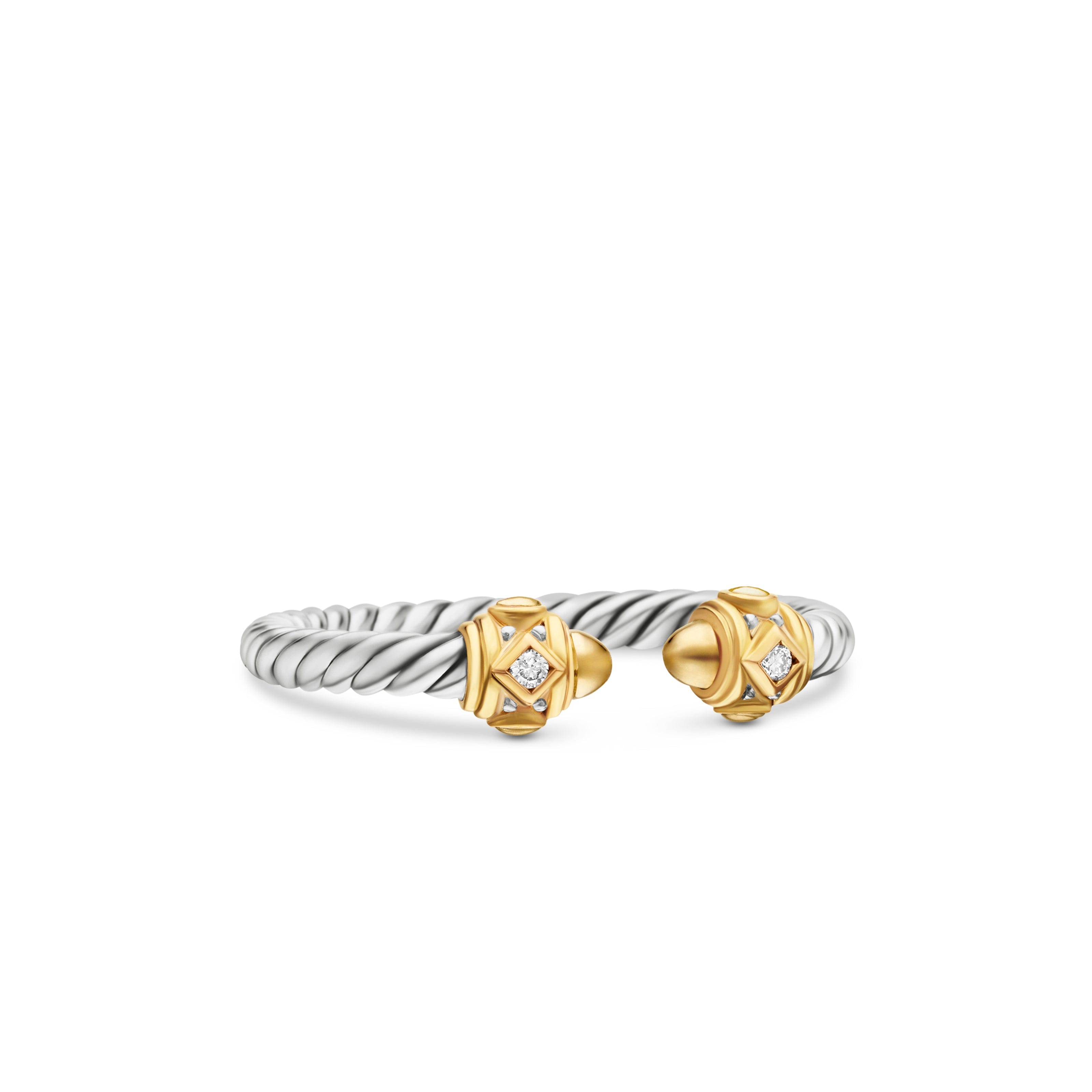 David Yurman DY Renaissance® Collection Ring in Sterling Silver and 14k Gold