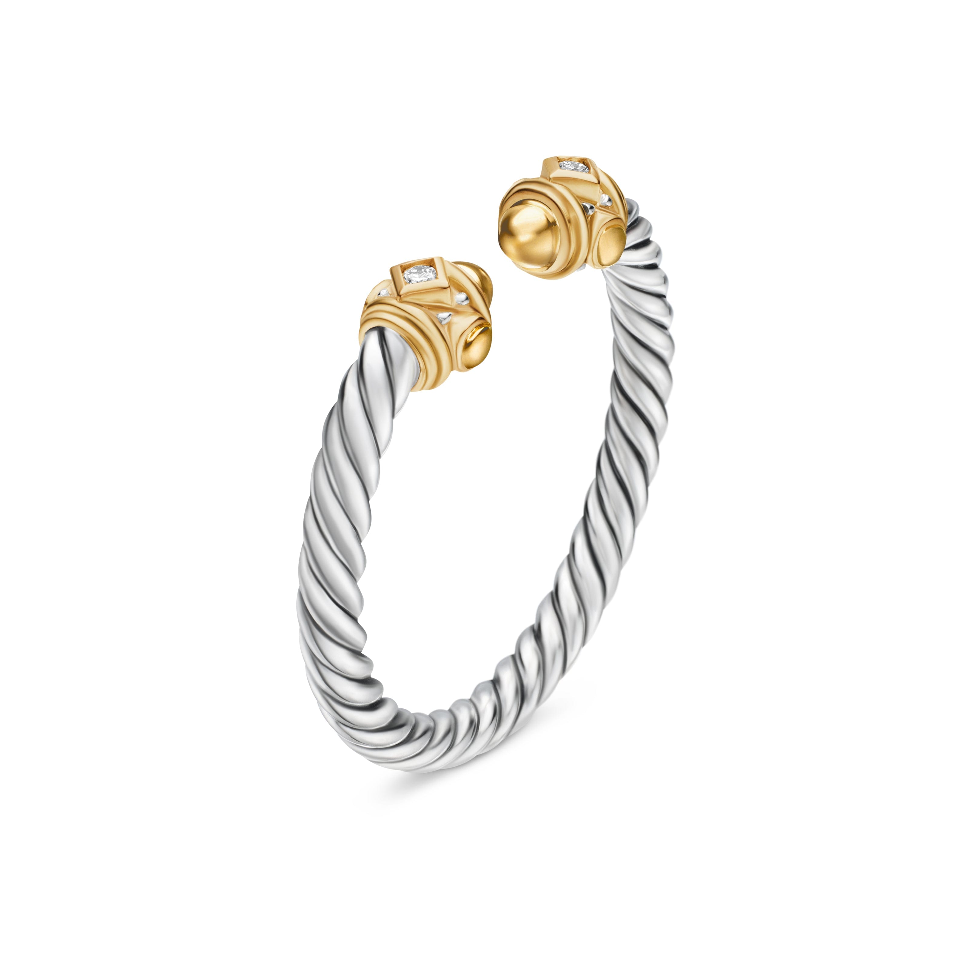 David Yurman DY Renaissance® Collection Ring in Sterling Silver and 14k Gold