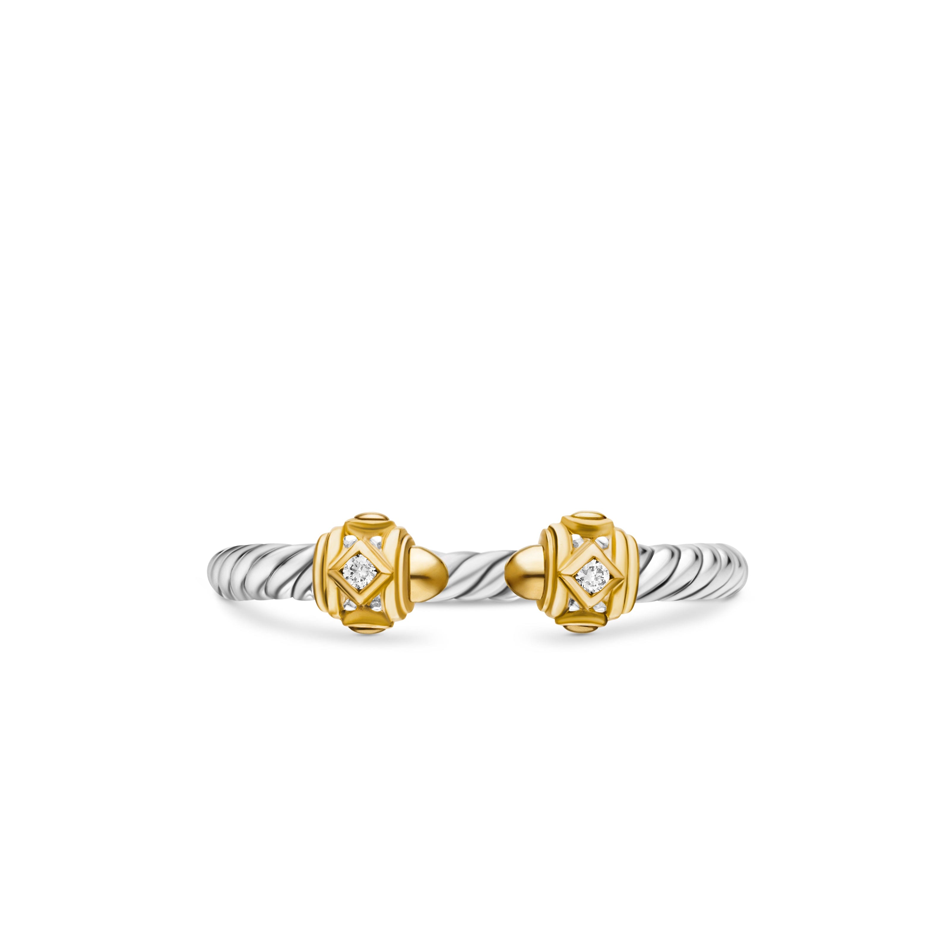 David Yurman DY Renaissance® Collection Ring in Sterling Silver and 14k Gold