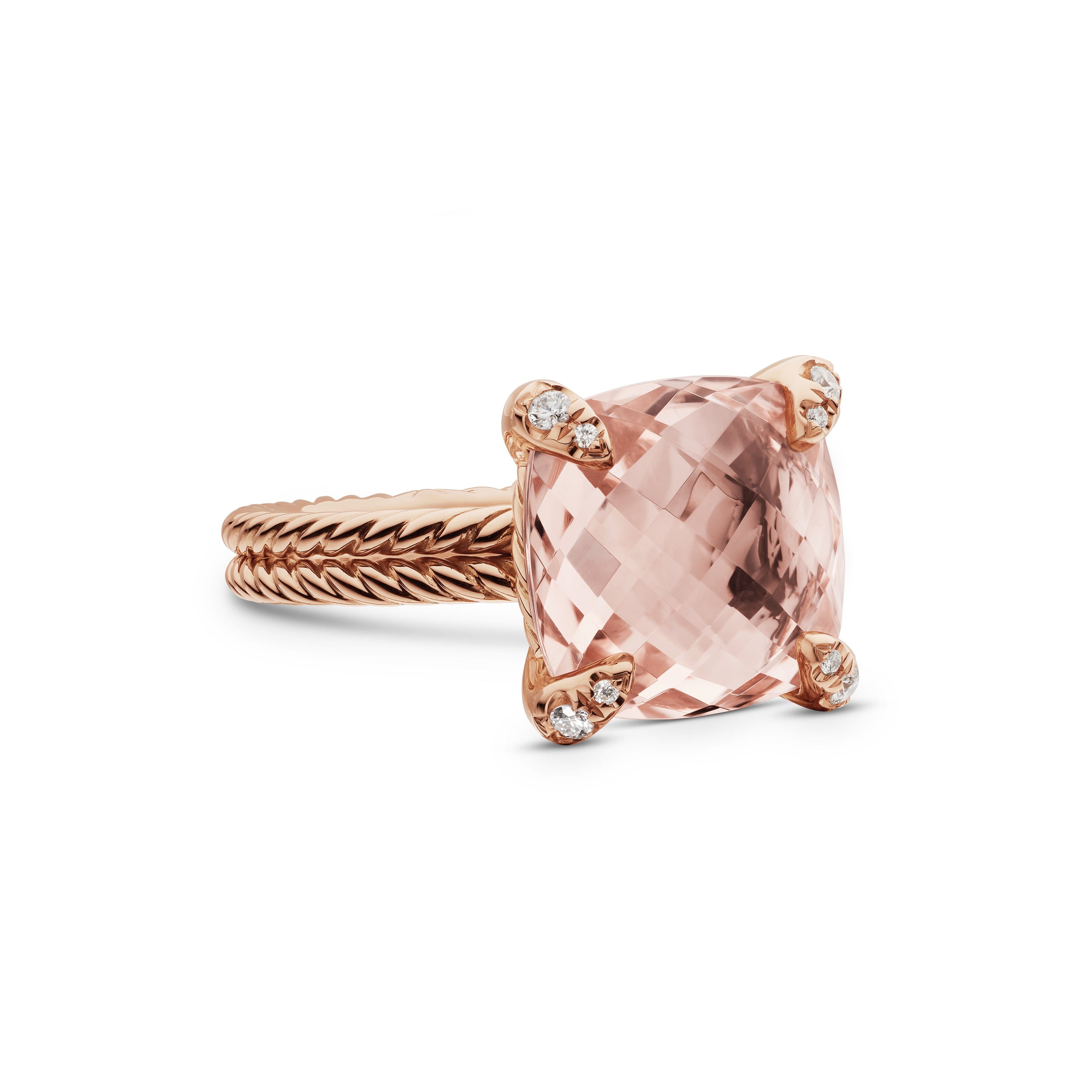 David Yurman Châtelaine® Collection Ring in 18K Rose Gold