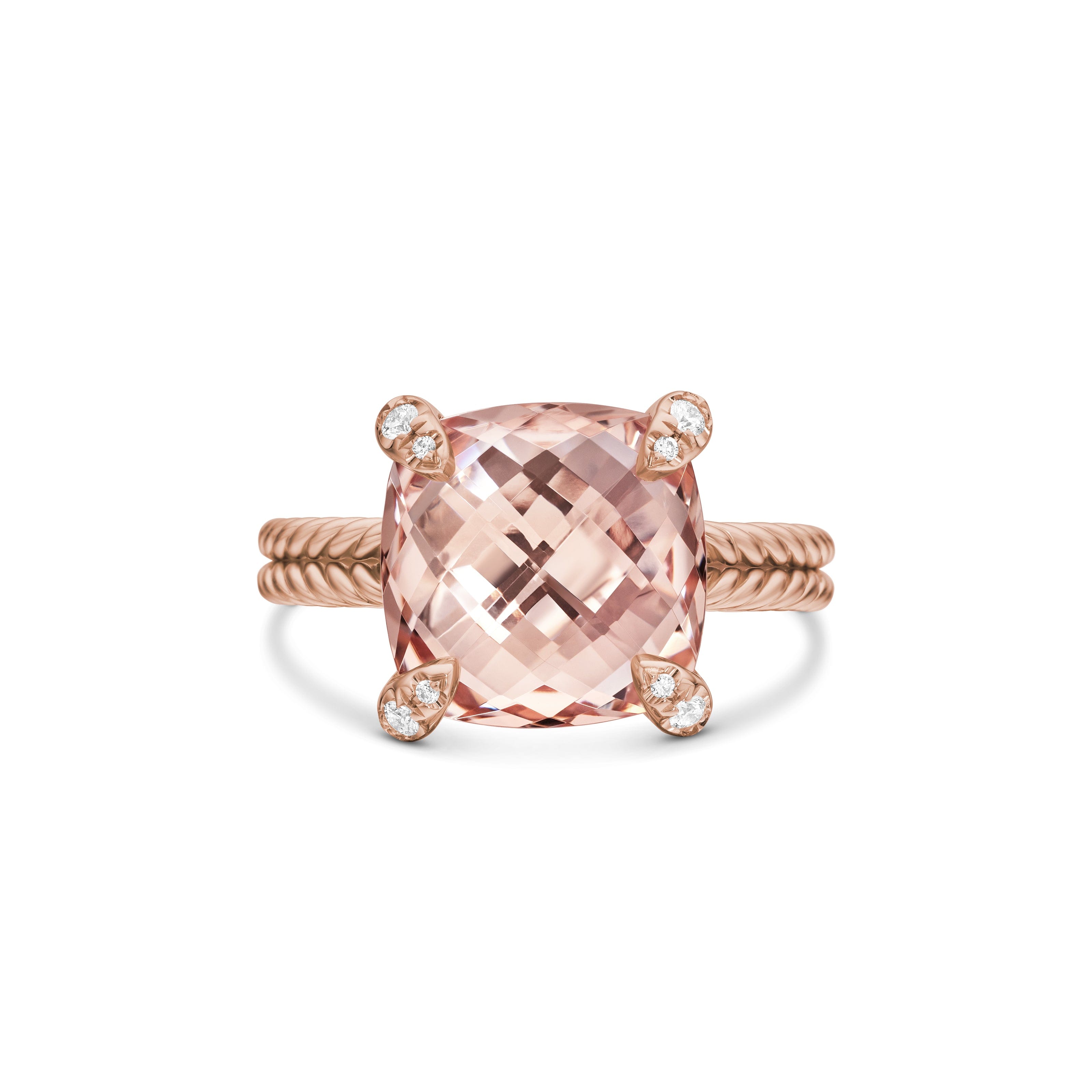 David Yurman Châtelaine® Collection Ring in 18K Rose Gold