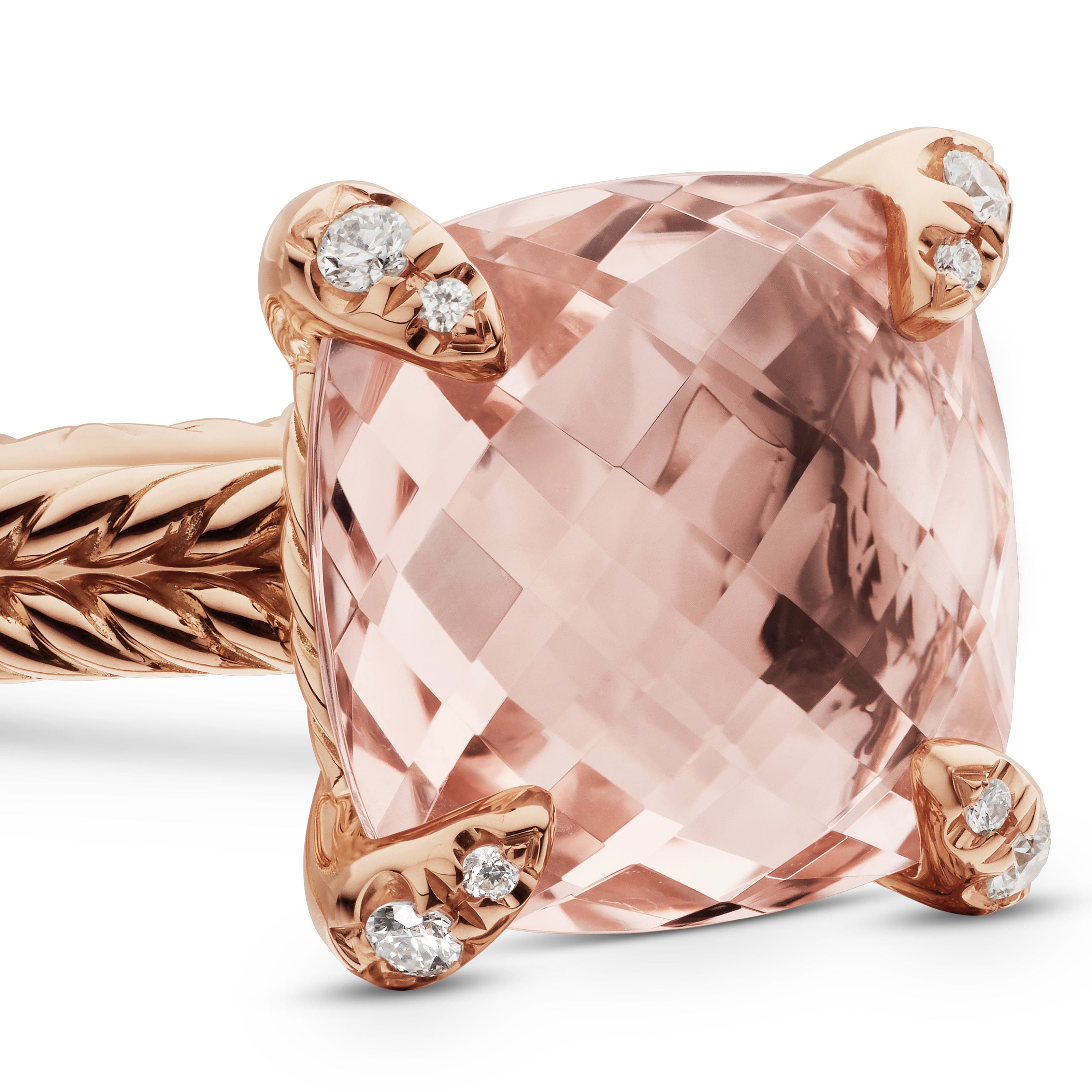 David Yurman Châtelaine® Collection Ring in 18K Rose Gold