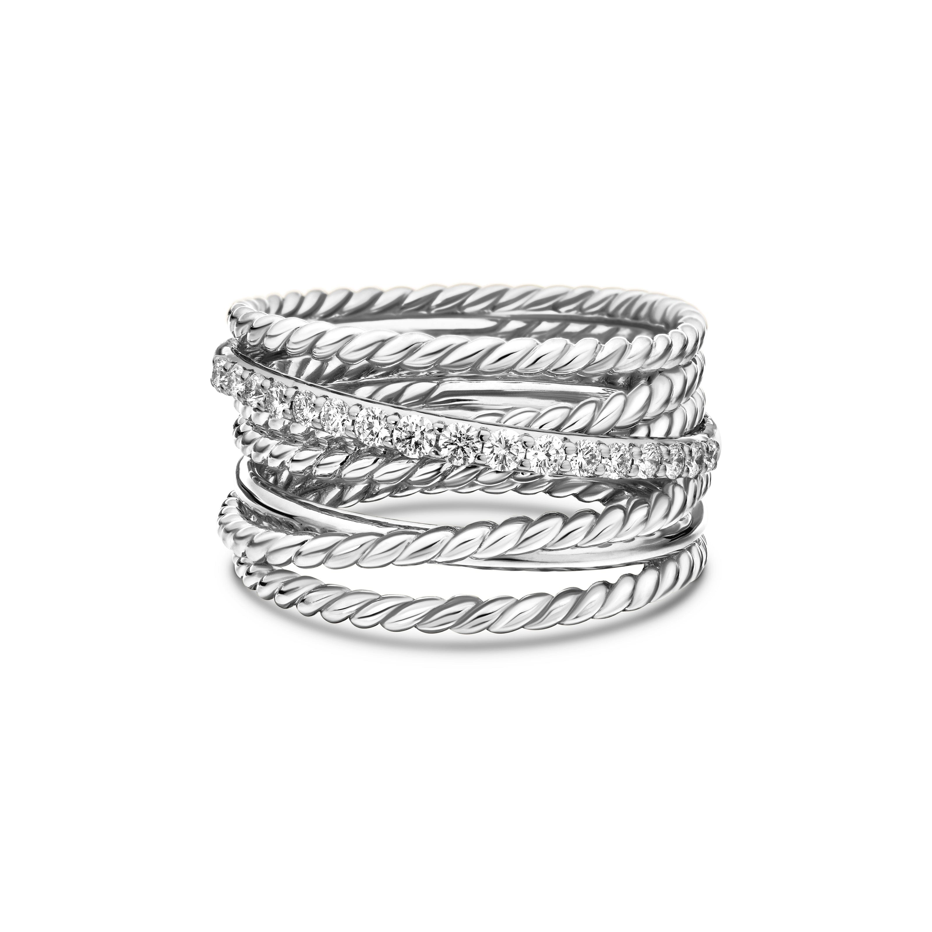 David Yurman Crossover® Collection Ring in Sterling Silver