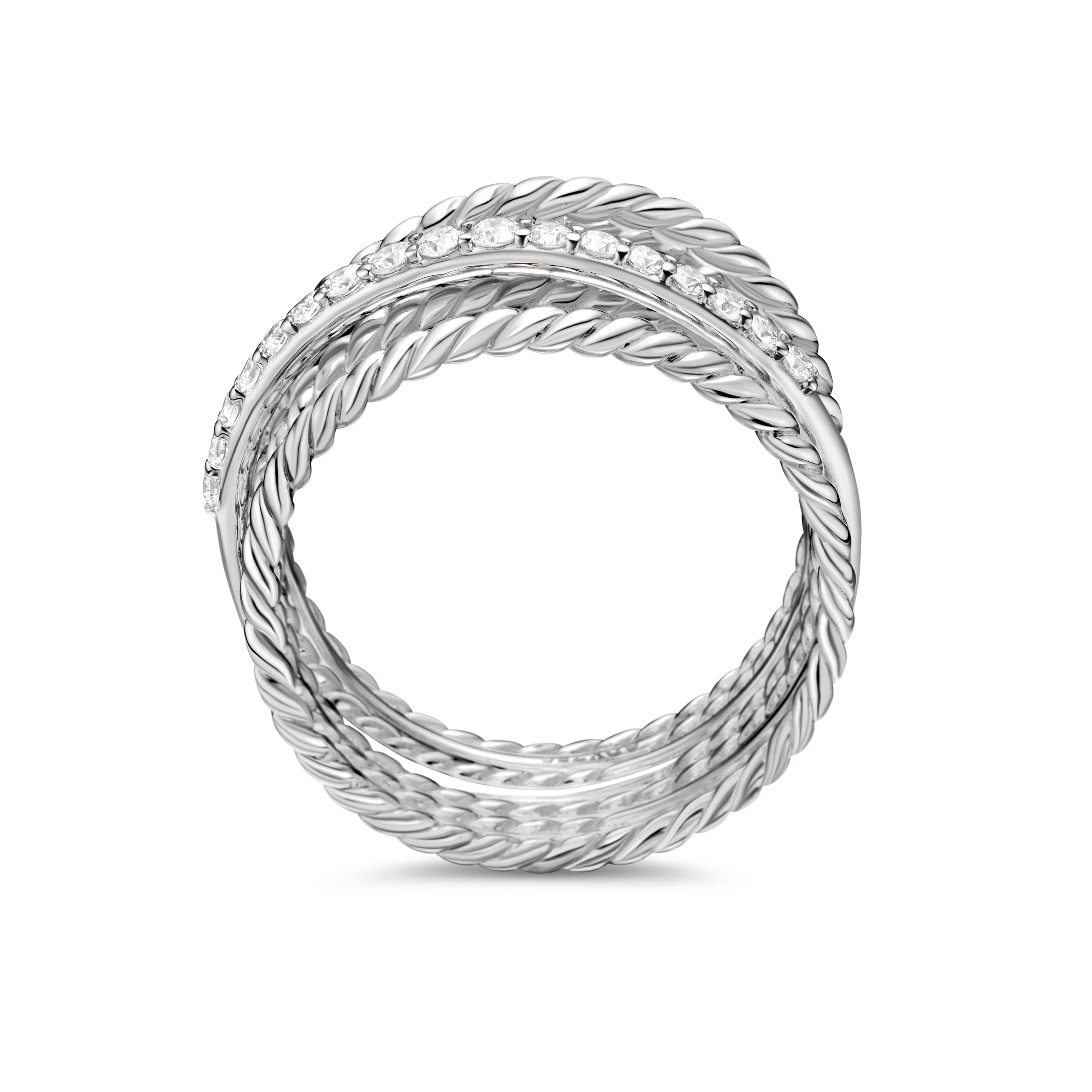 David Yurman Crossover® Collection Ring in Sterling Silver