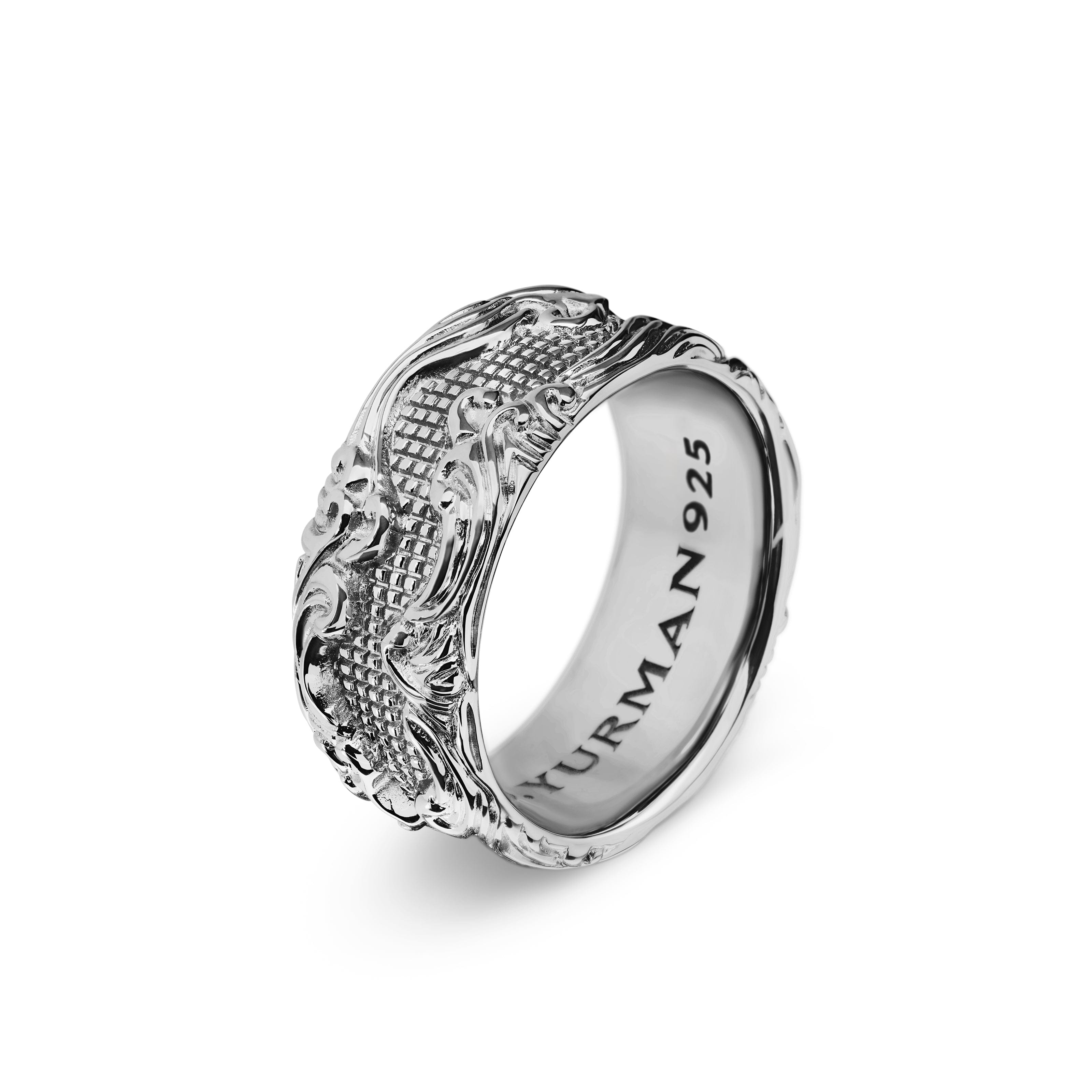 David Yurman Waves Collection Ring in Sterling Silver