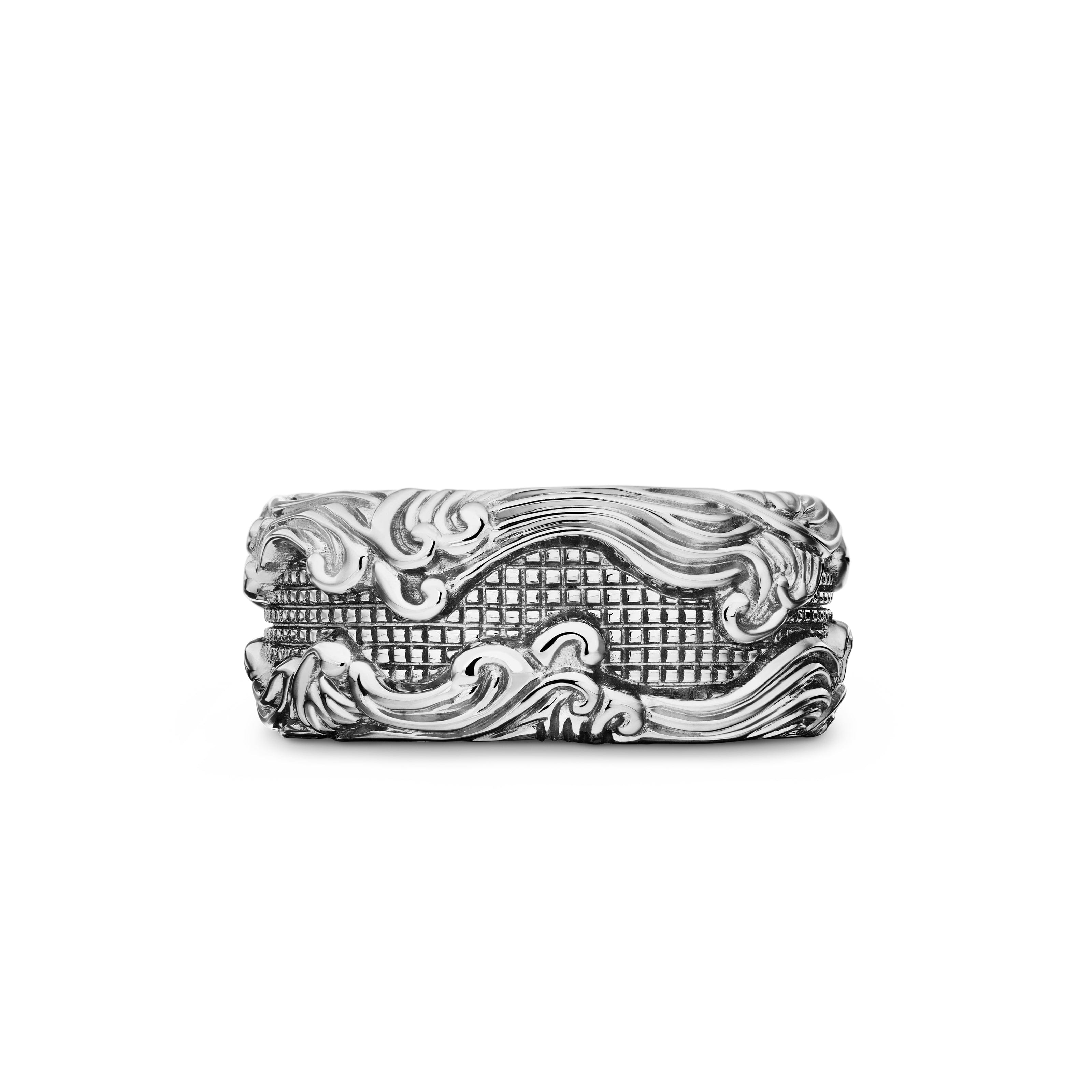 David Yurman Waves Collection Ring in Sterling Silver
