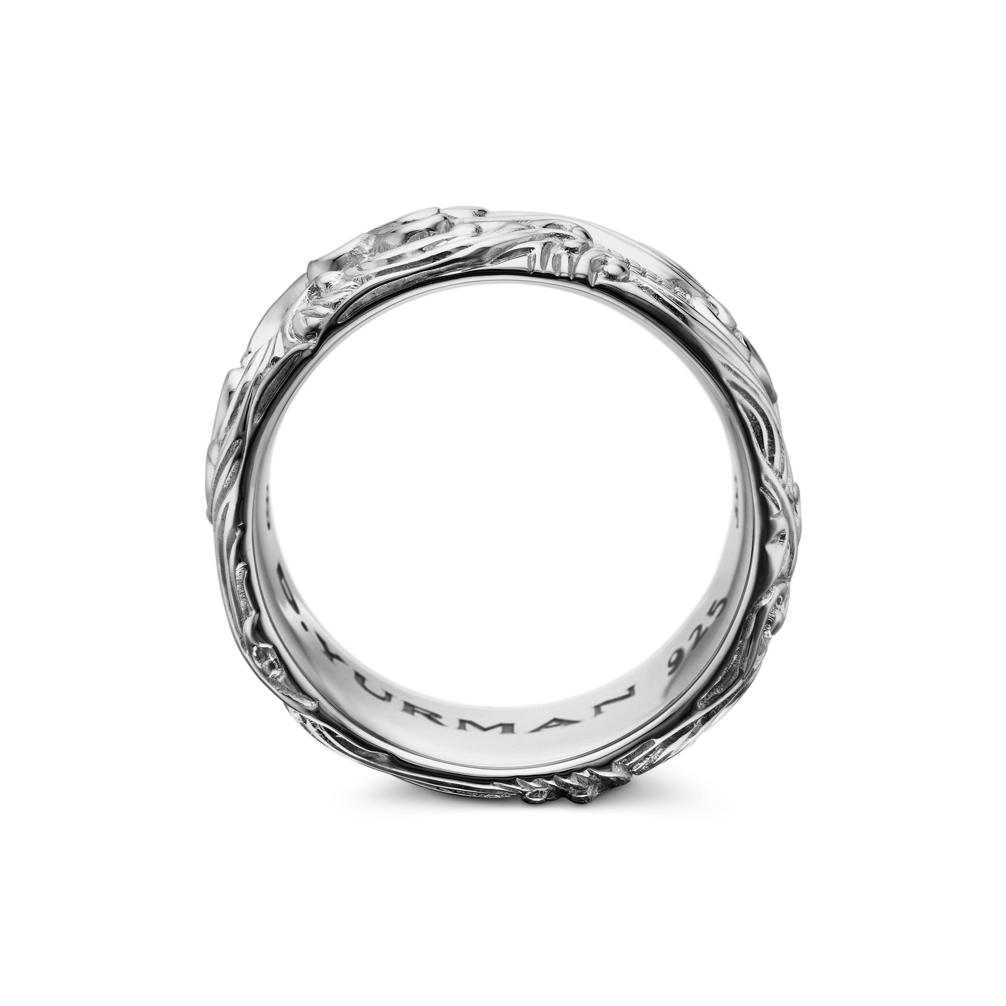 David Yurman Waves Collection Ring in Sterling Silver