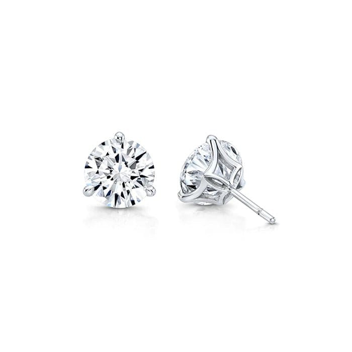 Rahaminov 14K White Gold 5.00ctw H SI1 Diamond Stud Earrings - 102781