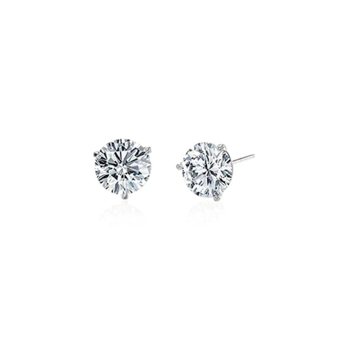 Moyer Collection 14K White Gold 2.40ctw J VS2 Diamond Stud Earrings - 102856