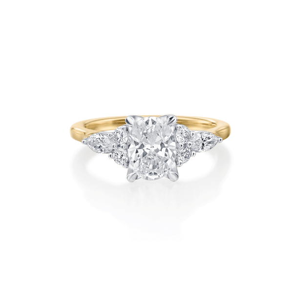 Moyer Collection 14K Yellow Gold Oval Shape Diamond Accent Engagement Ring - 405629 (Copy)