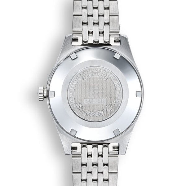 Squale Super-Squale Arabic Numerals on Bracelet - SUPERMBKBK.AC