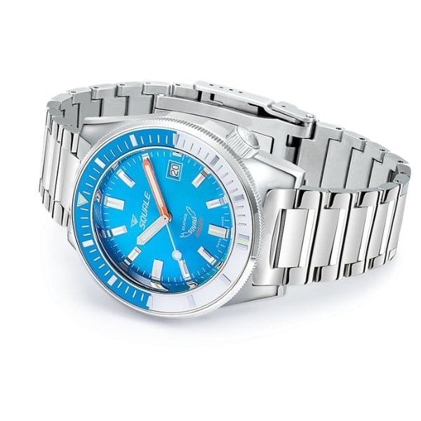 Squale Matic Light Blue on Bracelet - MATICXSE.SQ22L