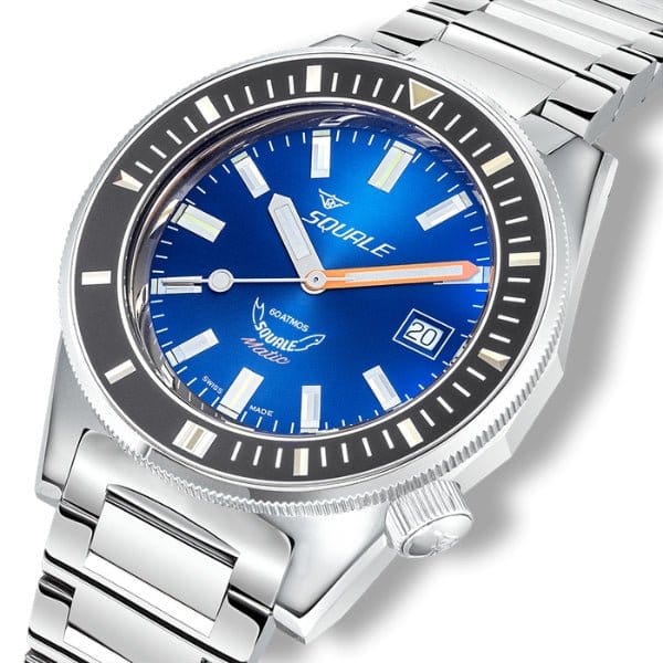 Squale Matic Dark Blue on Bracelet - MATICXSB.SQ22L