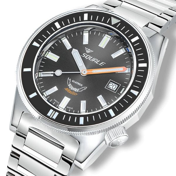Squale Matic Grey on Bracelet - MATICXSA.SQ22L