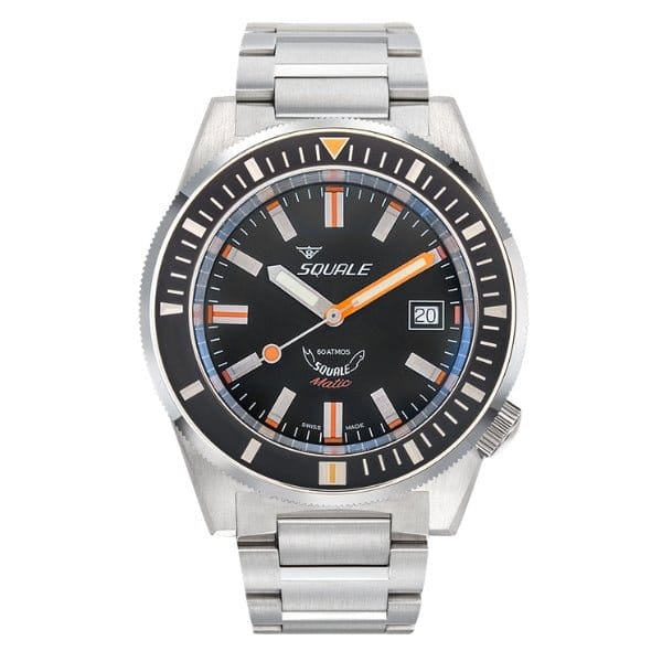 Squale Matic Satin Black on Bracelet - MATICXSG.SQ22B