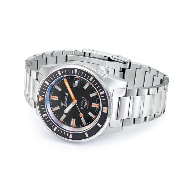 Squale Matic Satin Black on Bracelet - MATICXSG.SQ22B